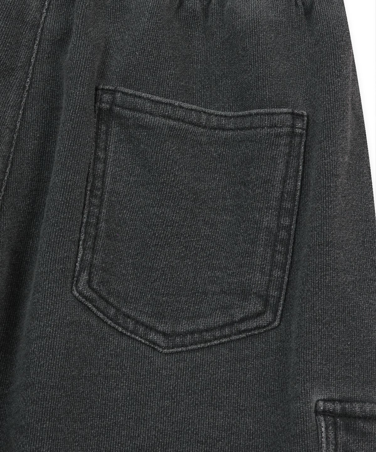 브라운브레스 키즈(BROWNBREATH KIDS) KIDS DENIM JOGGER PANTS - DARK GREY