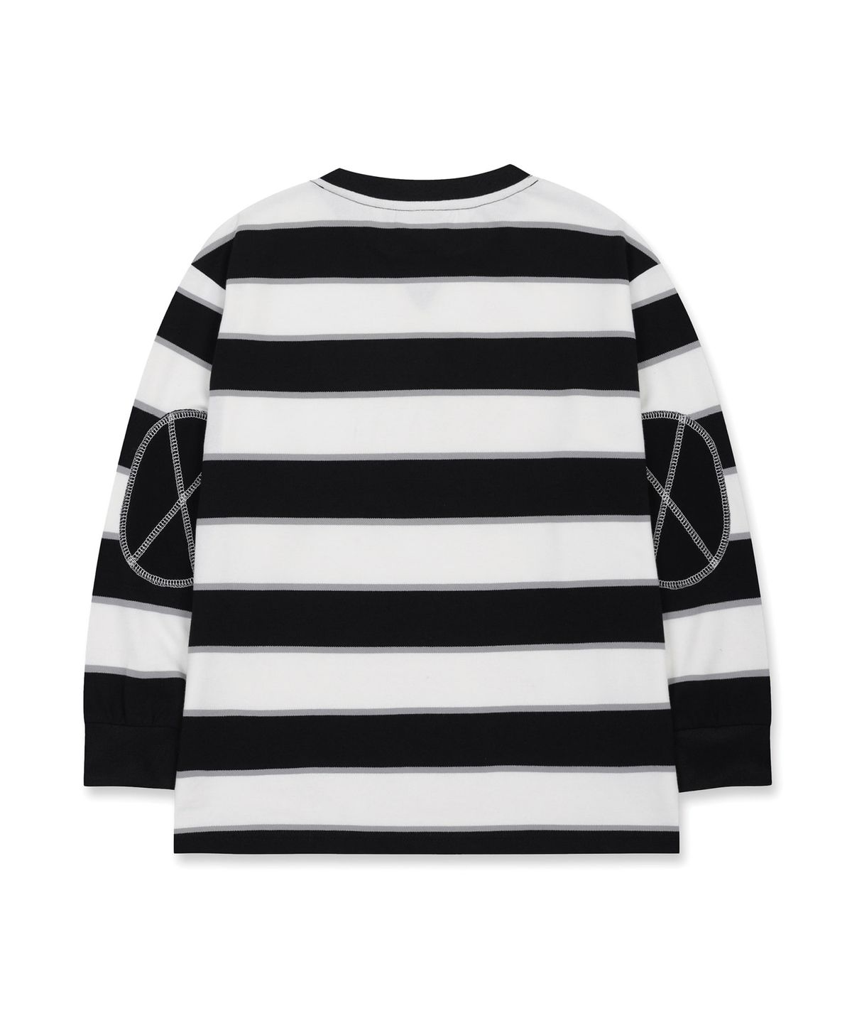 브라운브레스 키즈(BROWNBREATH KIDS) KIDS RUGBY STRIPE LONG SLEEVE - BLACK