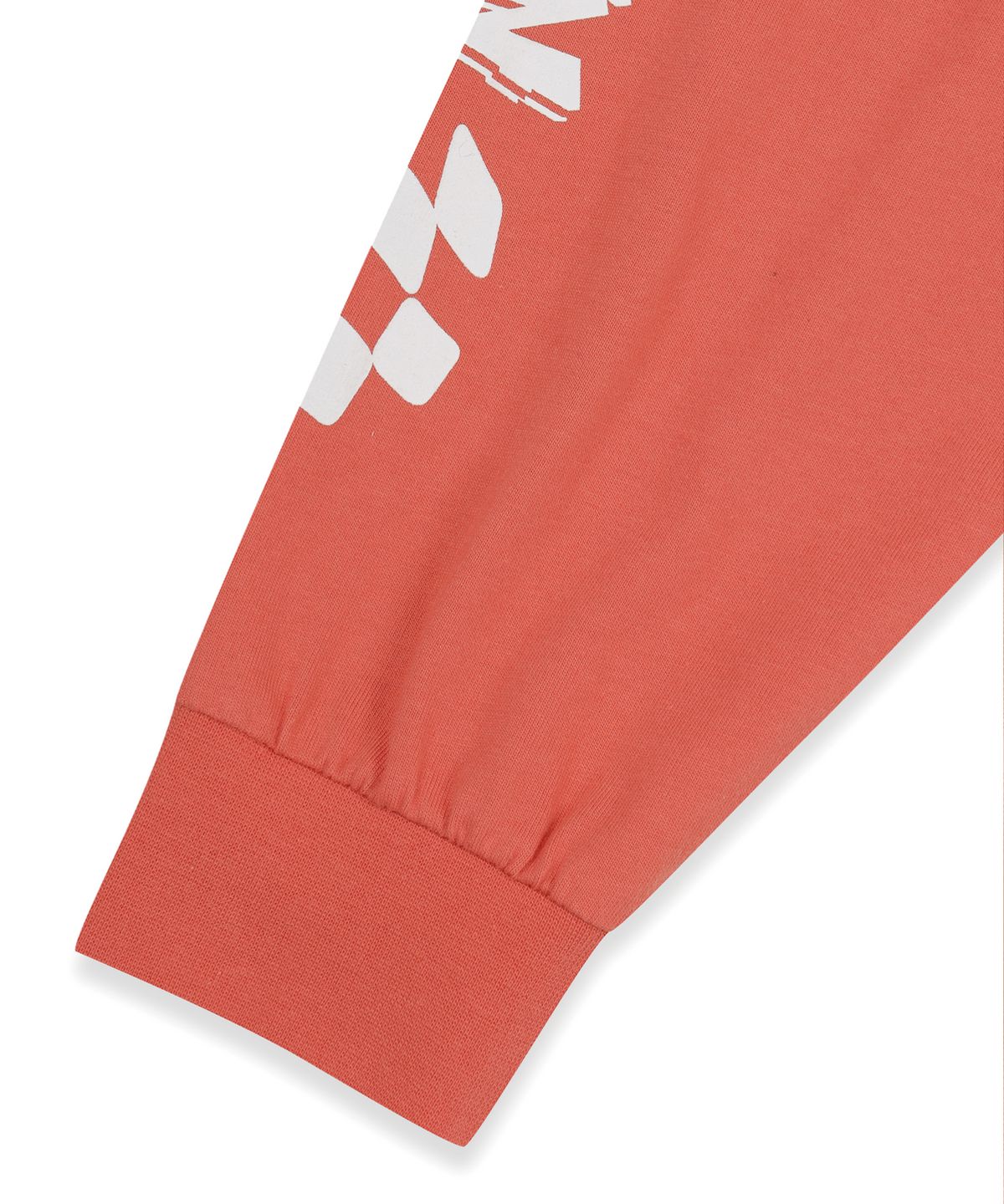 브라운브레스 키즈(BROWNBREATH KIDS) KIDS CHECKER BOARD LONG SLEEVE - RED ORANGE