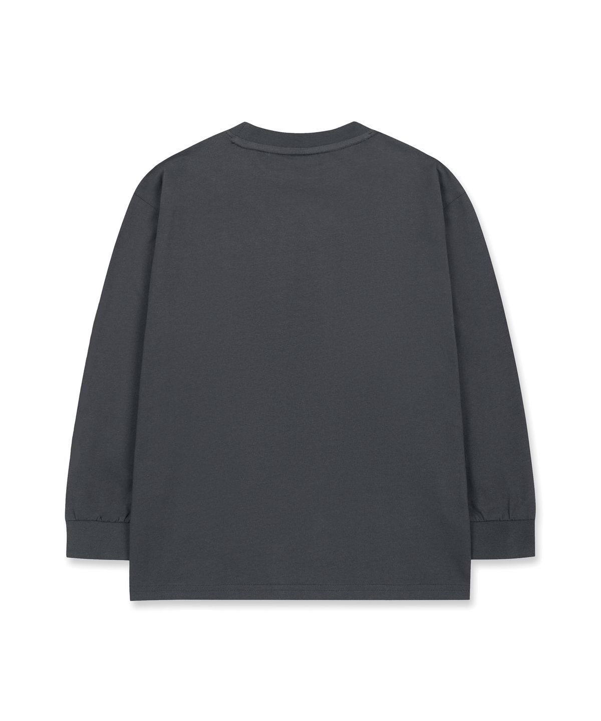 브라운브레스 키즈(BROWNBREATH KIDS) KIDS CHECKER BOARD LONG SLEEVE - DARK GREY