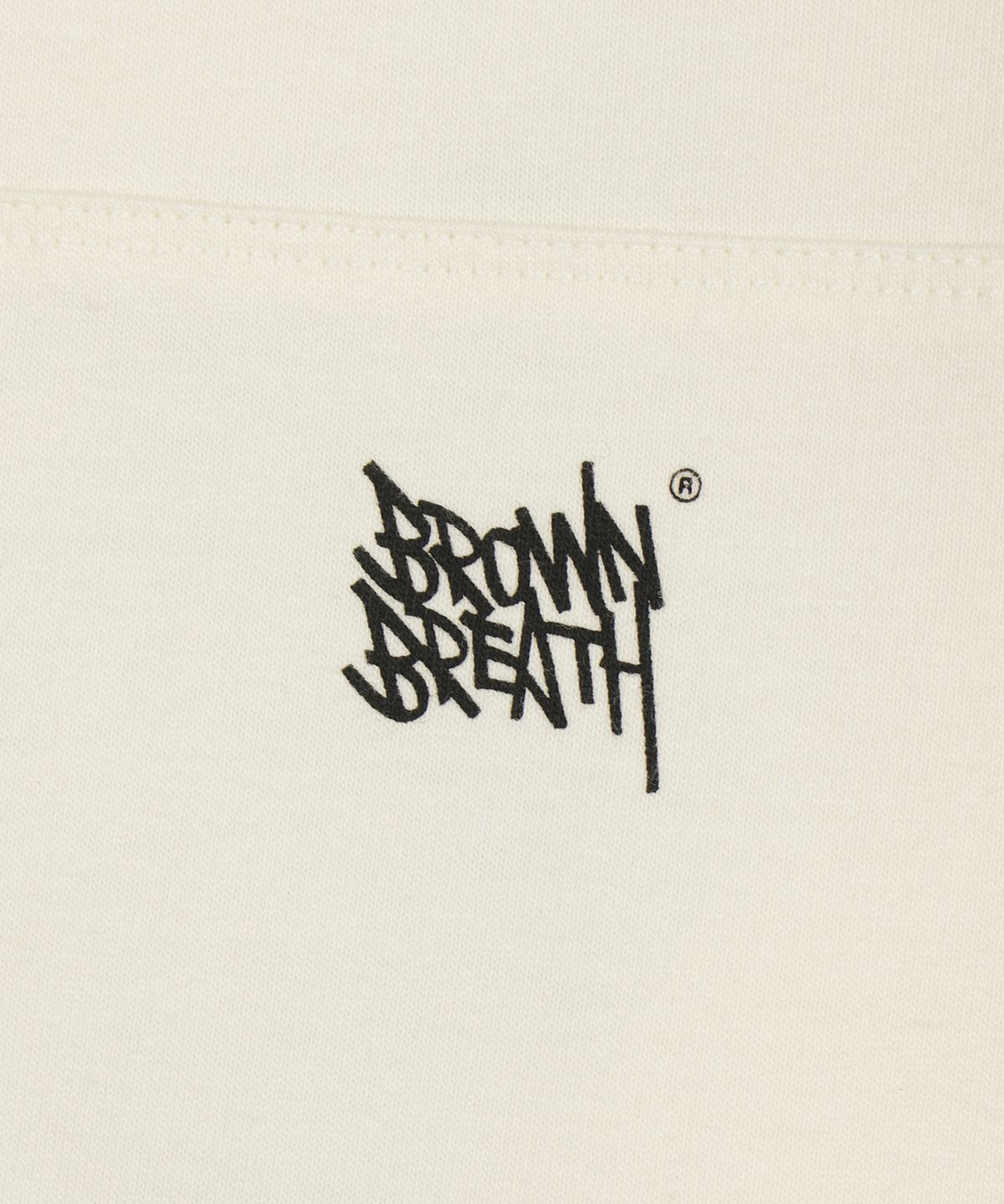 브라운브레스 키즈(BROWNBREATH KIDS) KIDS 20TH ANNIV TAG LONGSLEEVE - CREAM
