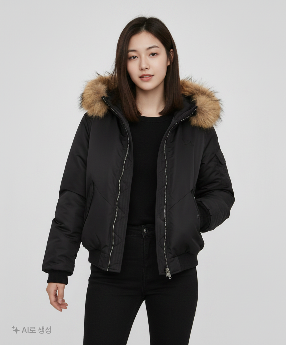 뉴발란스(NEW BALANCE) 숏 패딩/숏 헤비 아우터 L