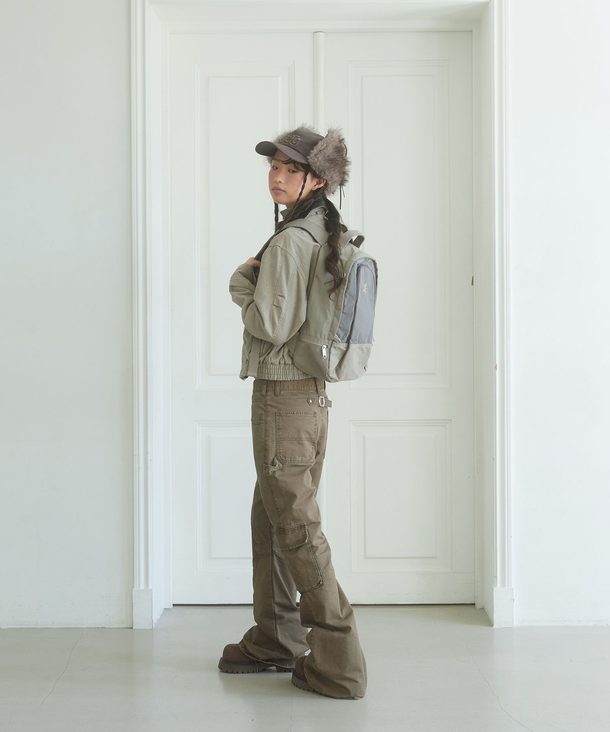 데프가먼츠(DEFGARMENTS) STRIPE STAR BACKPACK [2COLOR]