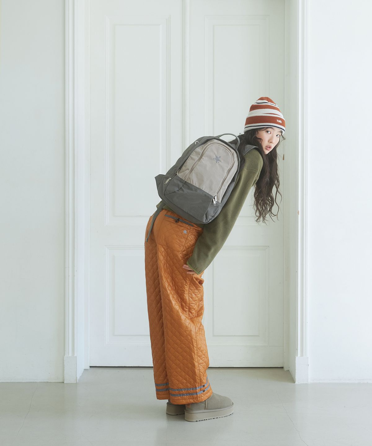 데프가먼츠(DEFGARMENTS) STRIPE STAR BACKPACK [2COLOR]