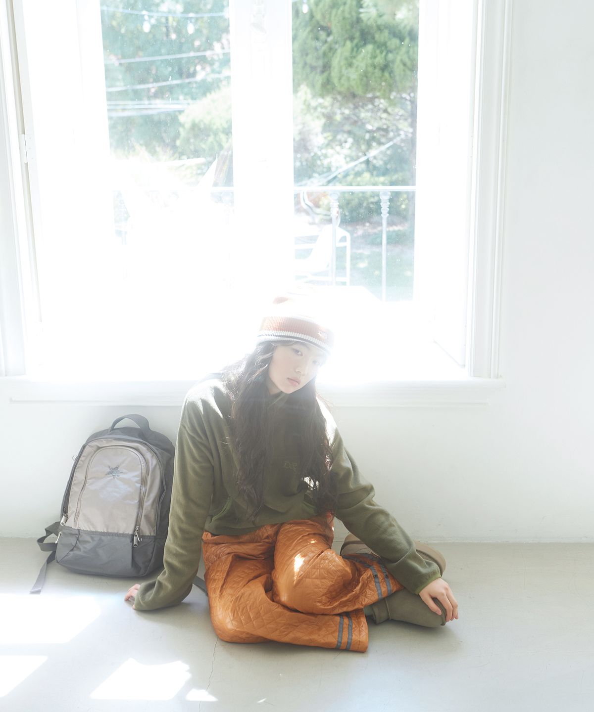 데프가먼츠(DEFGARMENTS) STRIPE STAR BACKPACK [2COLOR]