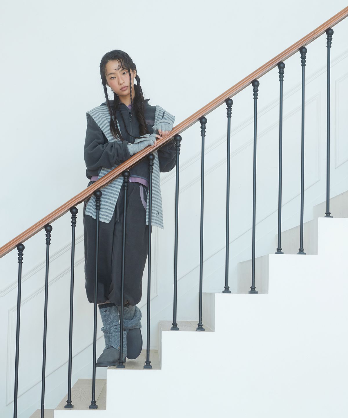 데프가먼츠(DEFGARMENTS) KNIT LEG WARMERS [2COLOR]