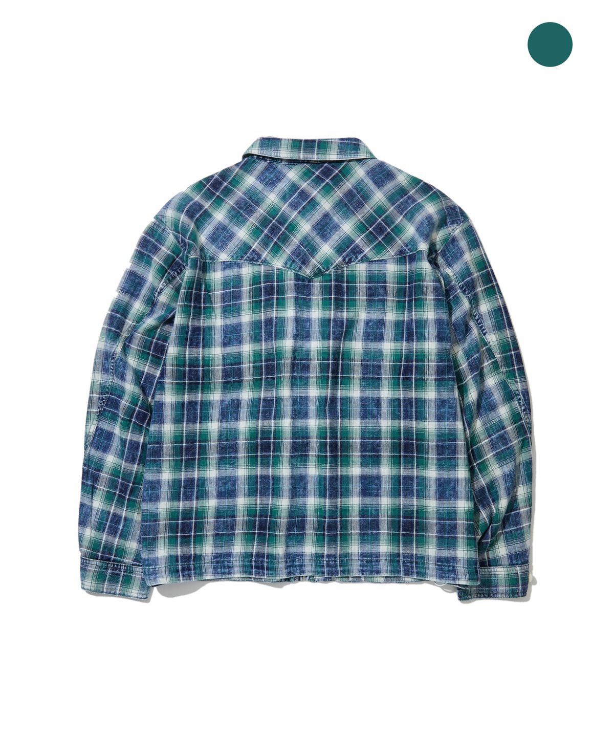 펜필드(PENFIELD) [PF]페이디드 체크 셔츠 집업_FS3WJ17U