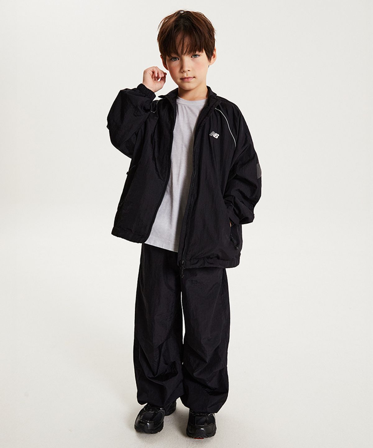 뉴발란스 키즈(NEWBALANCEKIDS) 에어 글로시 바람막이 NK9AG4901U19