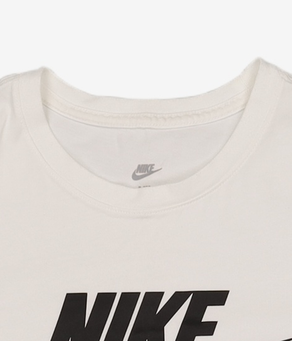 나이키(NIKE) 스포츠웨어 에센셜 로고 티셔츠 W - 화이트 / DX7907-100 S