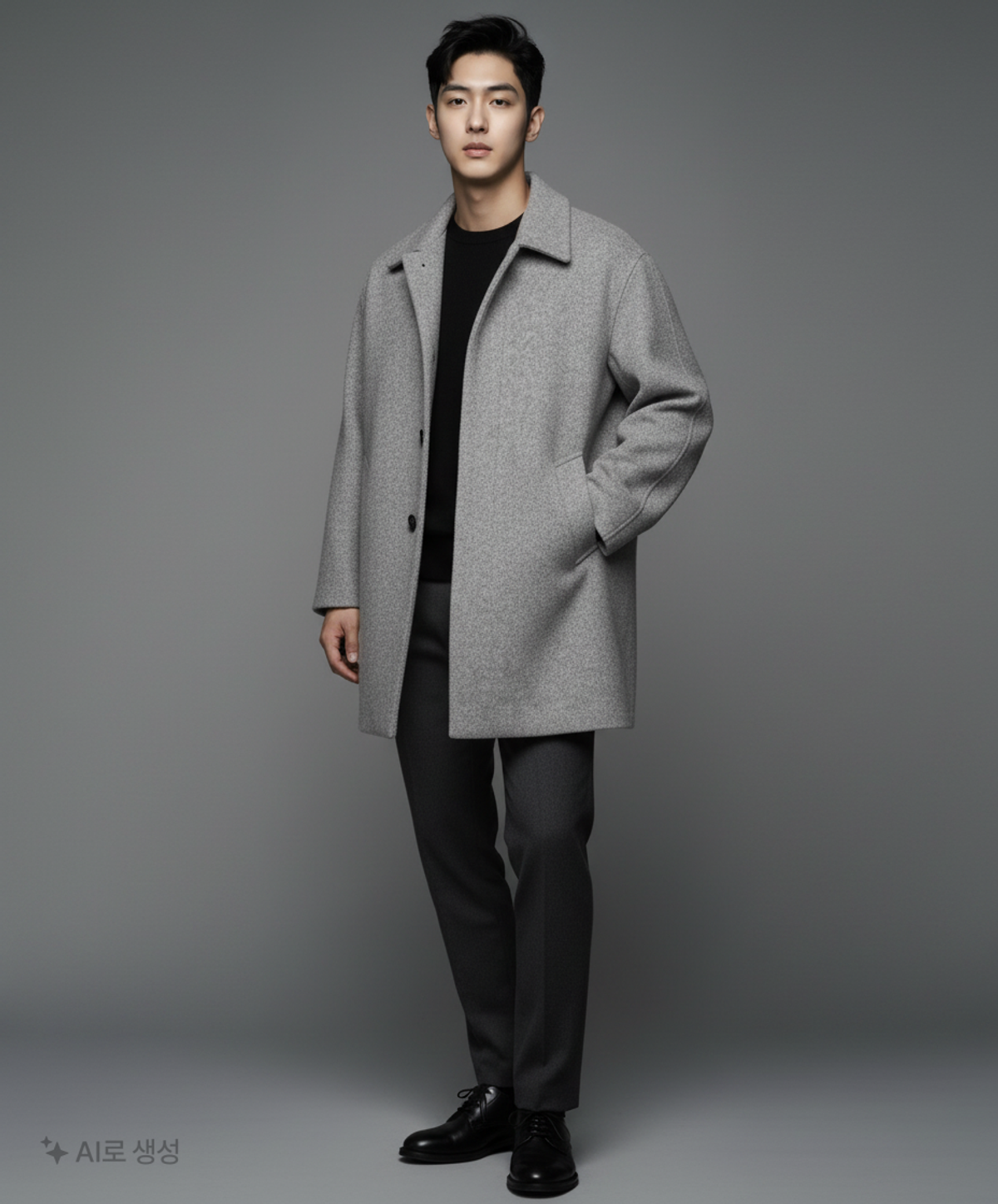 마틴플랜(MARTIN PLAN) Bonded Over Coat - GREY 95