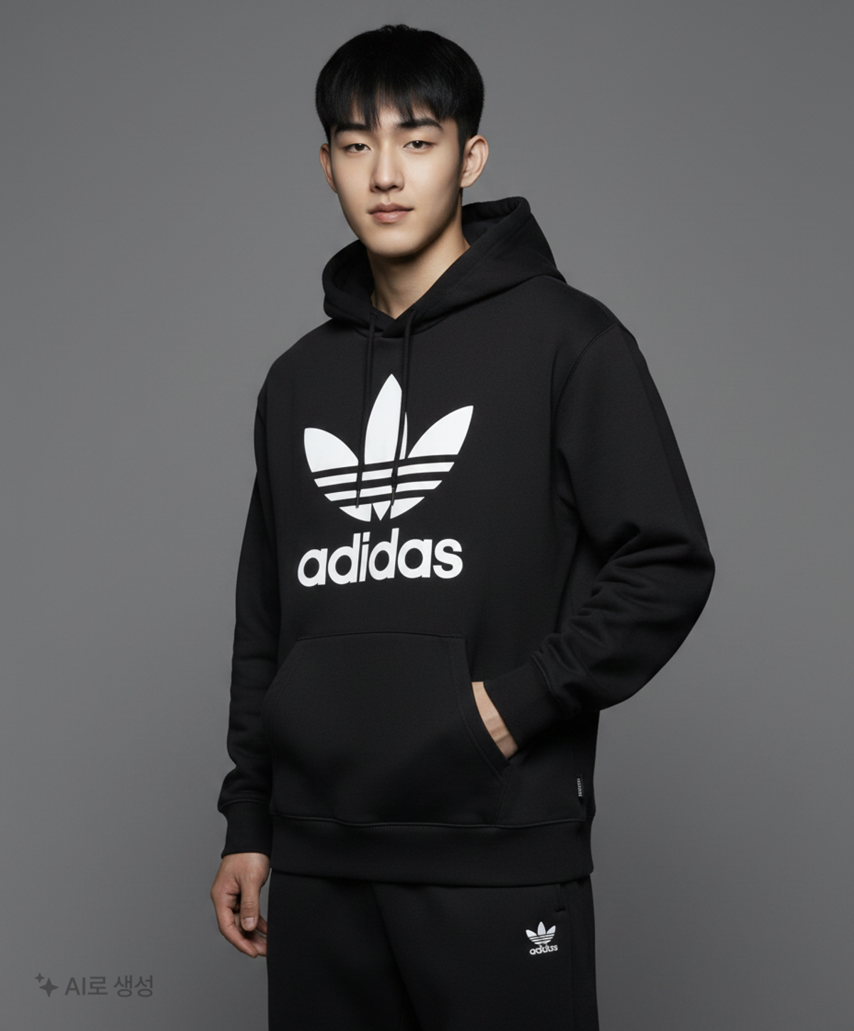 아디다스(ADIDAS) 후드 티셔츠 100