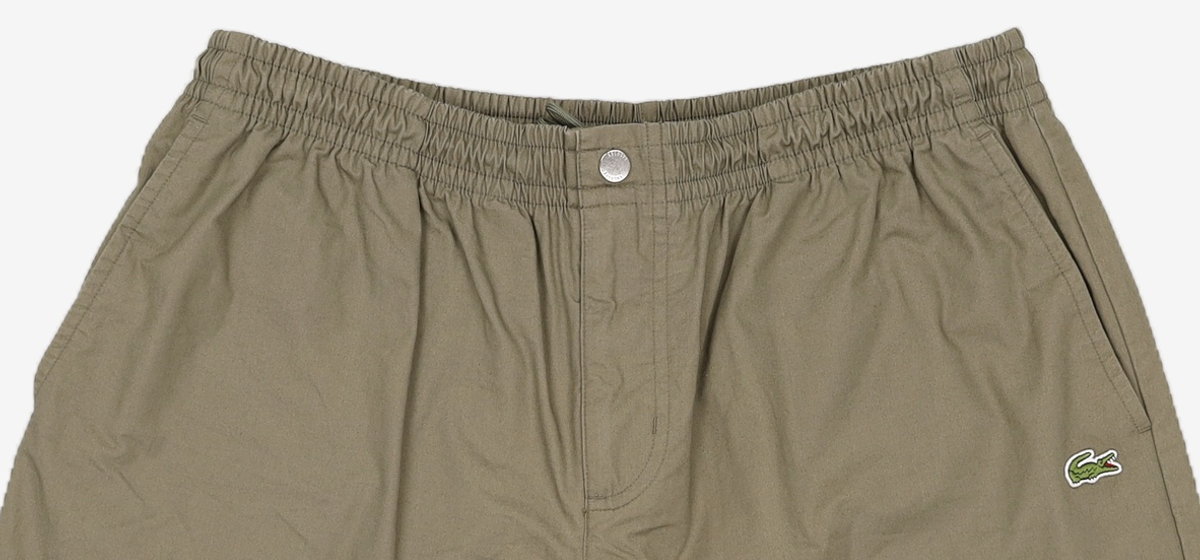 라코스테(LACOSTE) 남성 포플린 쇼츠 [카키] S
