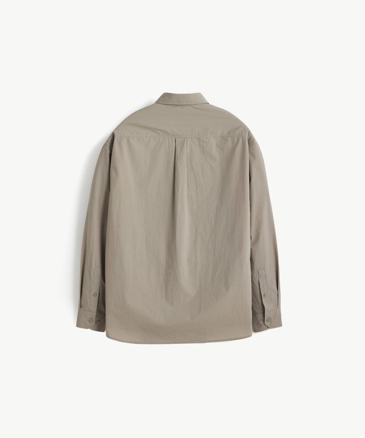 에스티코(STCO) VIBE SHIFT 고밀도 면100 바이오 워싱 셔츠_베이지 (세미 오버핏)_LDSXC61OSD