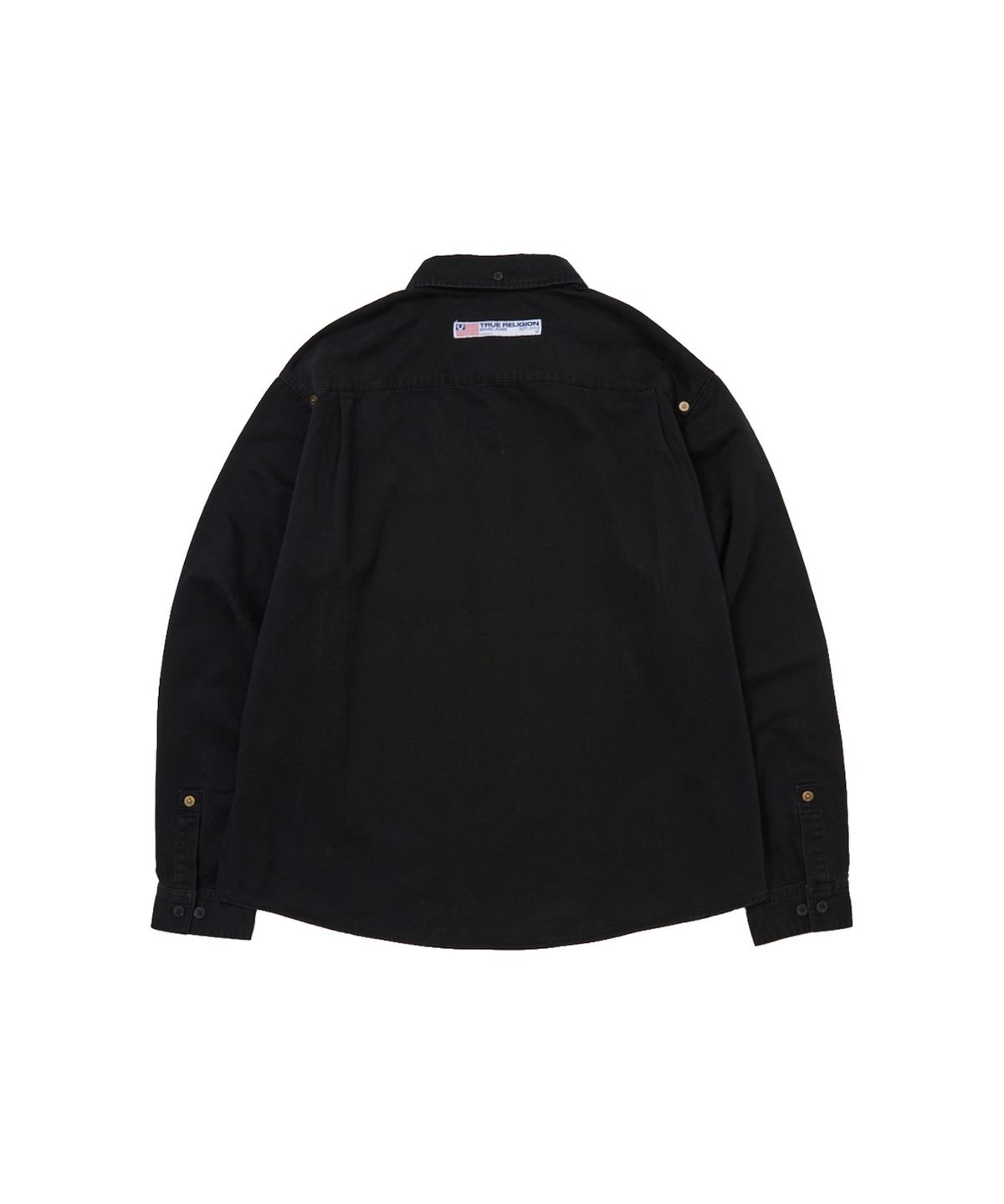 트루릴리젼(TRUERELIGION) Single Pocket Shirt (Solid) - BLACK