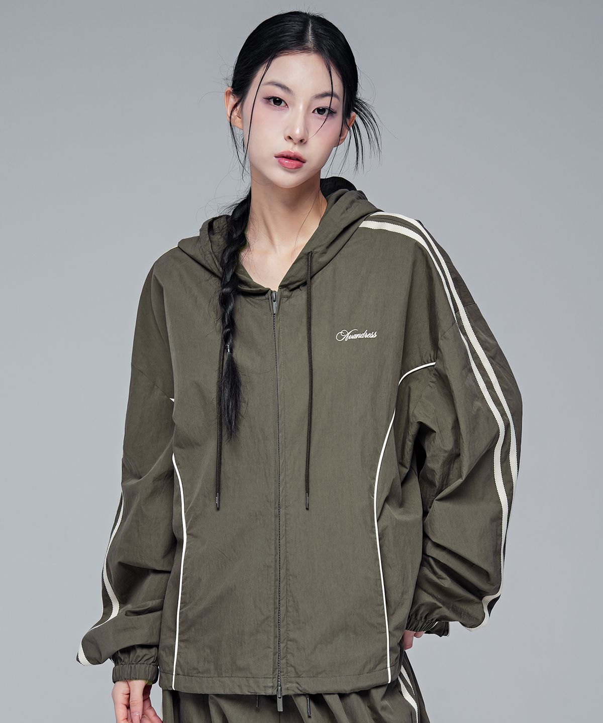 어반드레스(AVANDRESS) 노아 CN 트랙 후디 집업_6COL