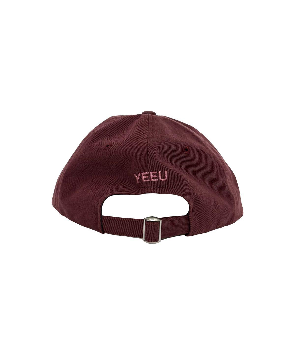 이유(YEEU) BASIC LOGO WASHED CAP [BURGUNDY]