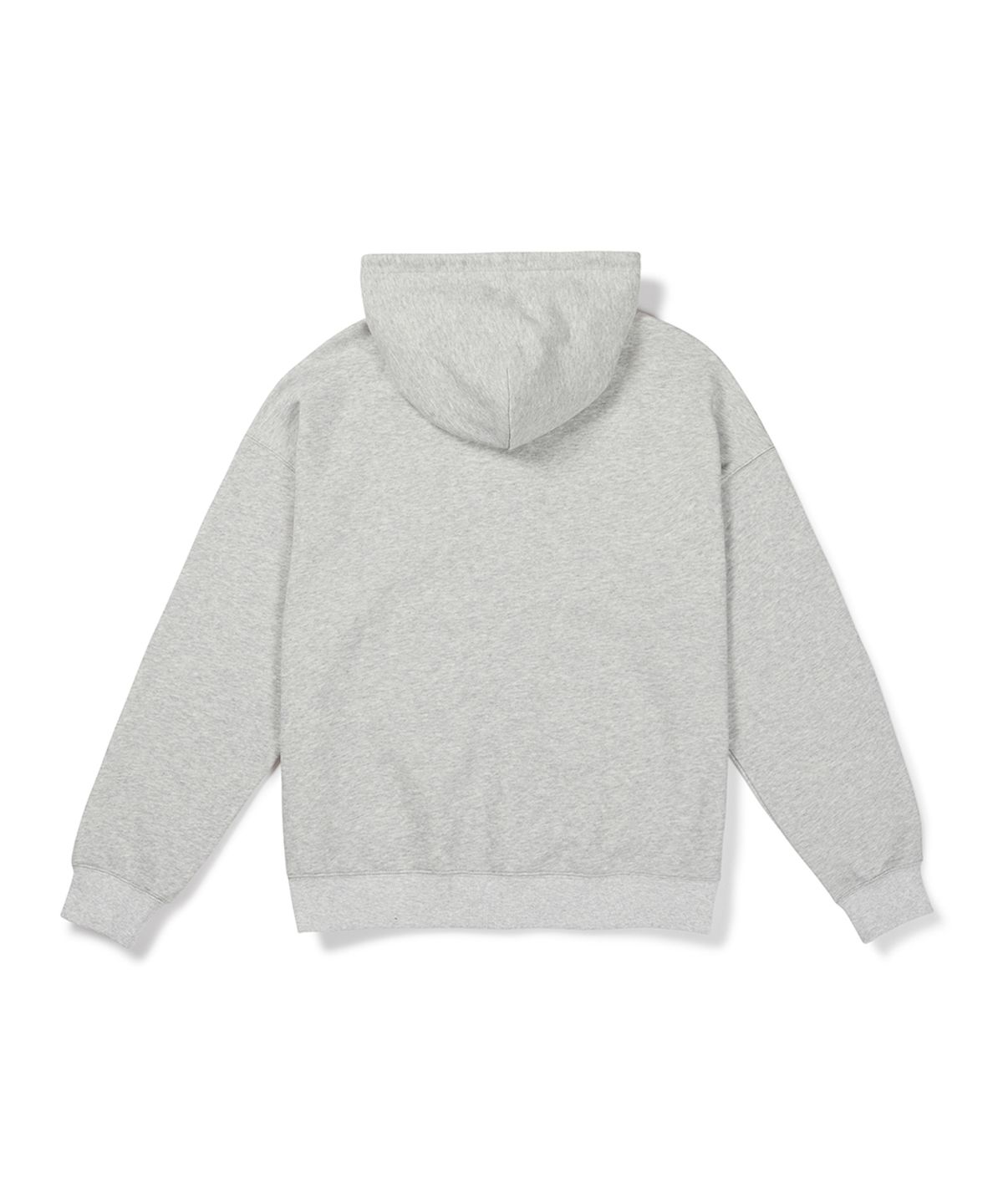 클로브(CLOVE) [26FW clove] College Zip-Up Hoodie (Melange Grey)