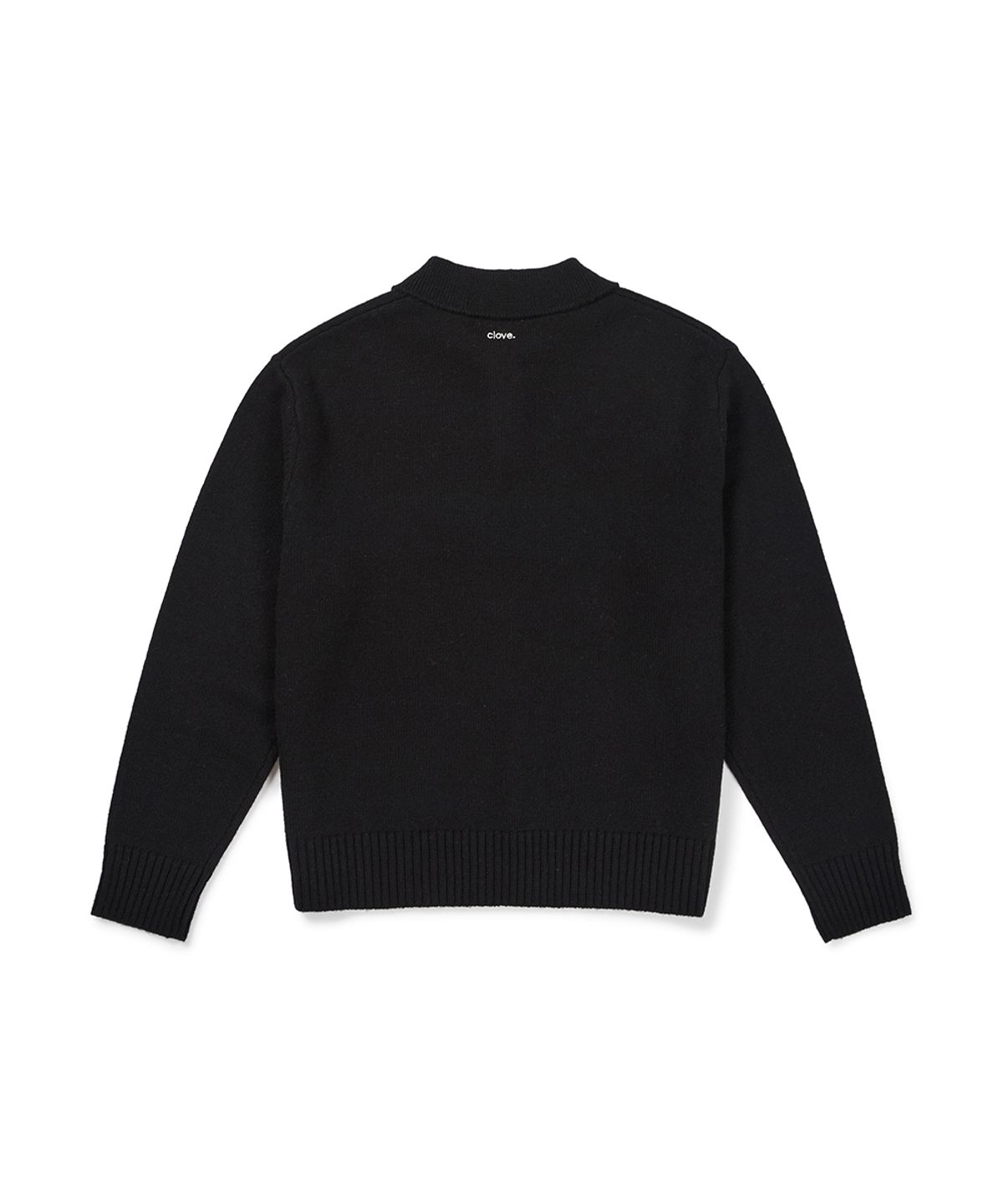 클로브(CLOVE) [26FW clove] Argyle Collar Pullover (Black)