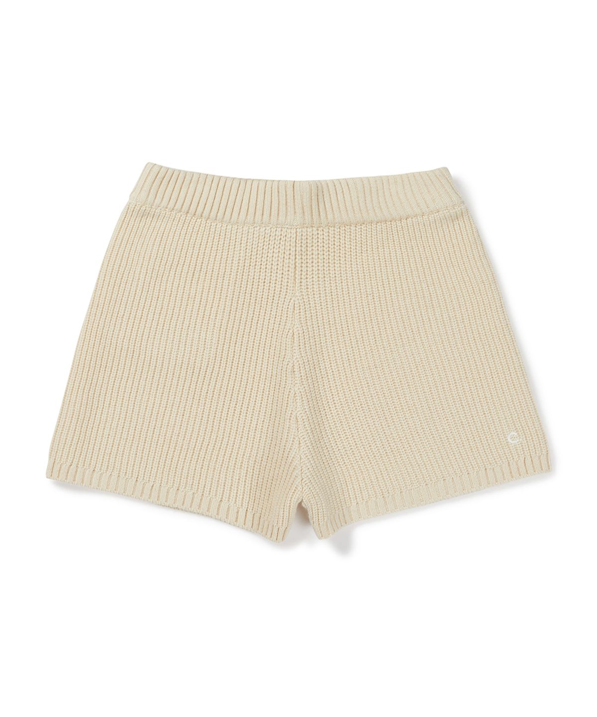 클로브(CLOVE) [26FW clove] Textured Rib Knit Shorts (Light Beige)