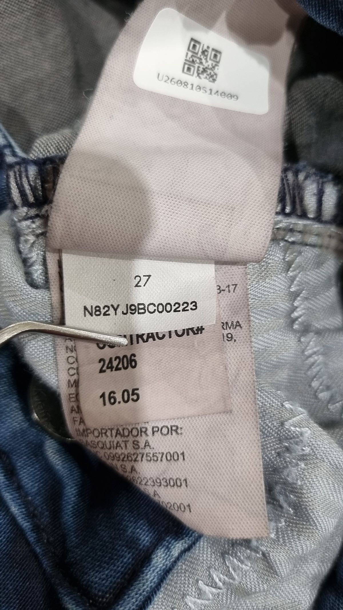 캘빈클라인 진(CALVIN KLEIN JEANS) 청/데님 팬츠 27