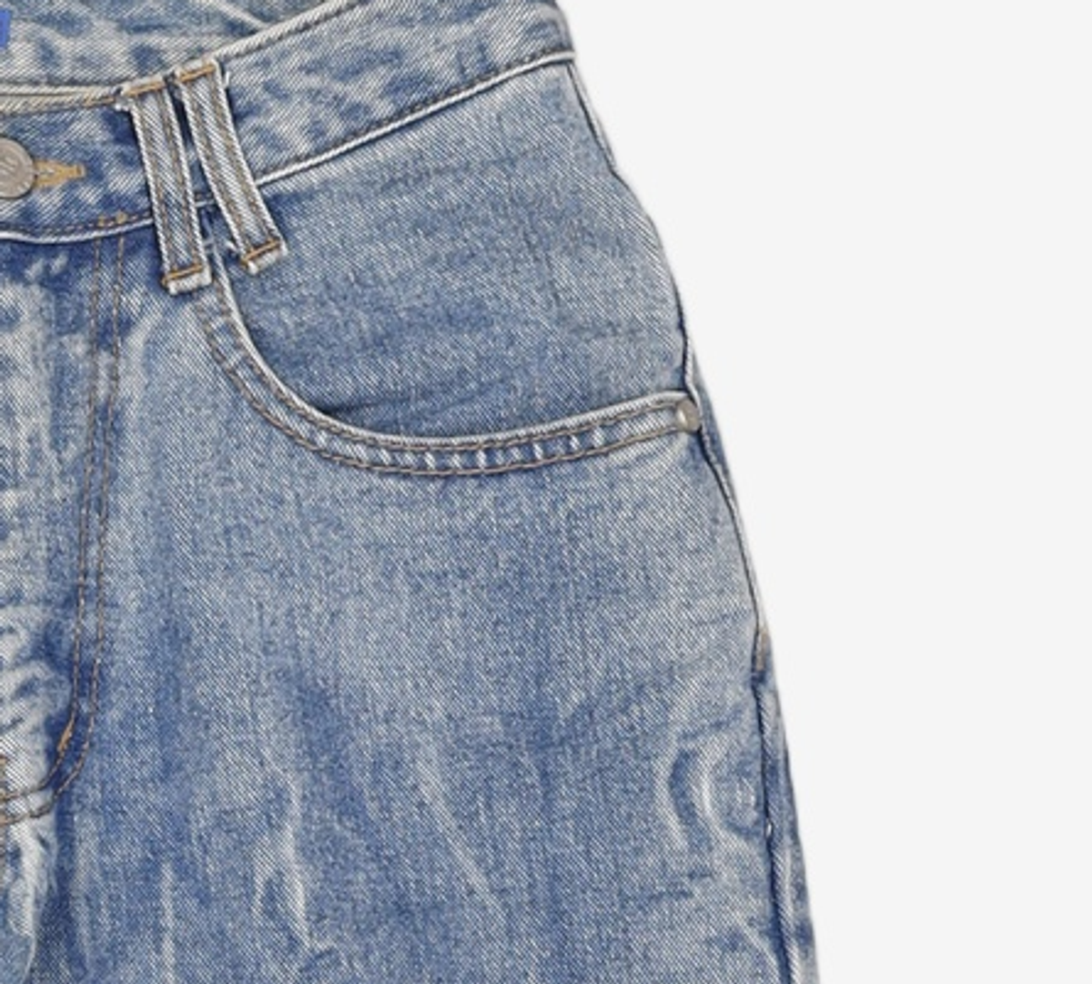 데케트(DECET) Mid Rise Wide Jeans DCPT027BlueCenter 26