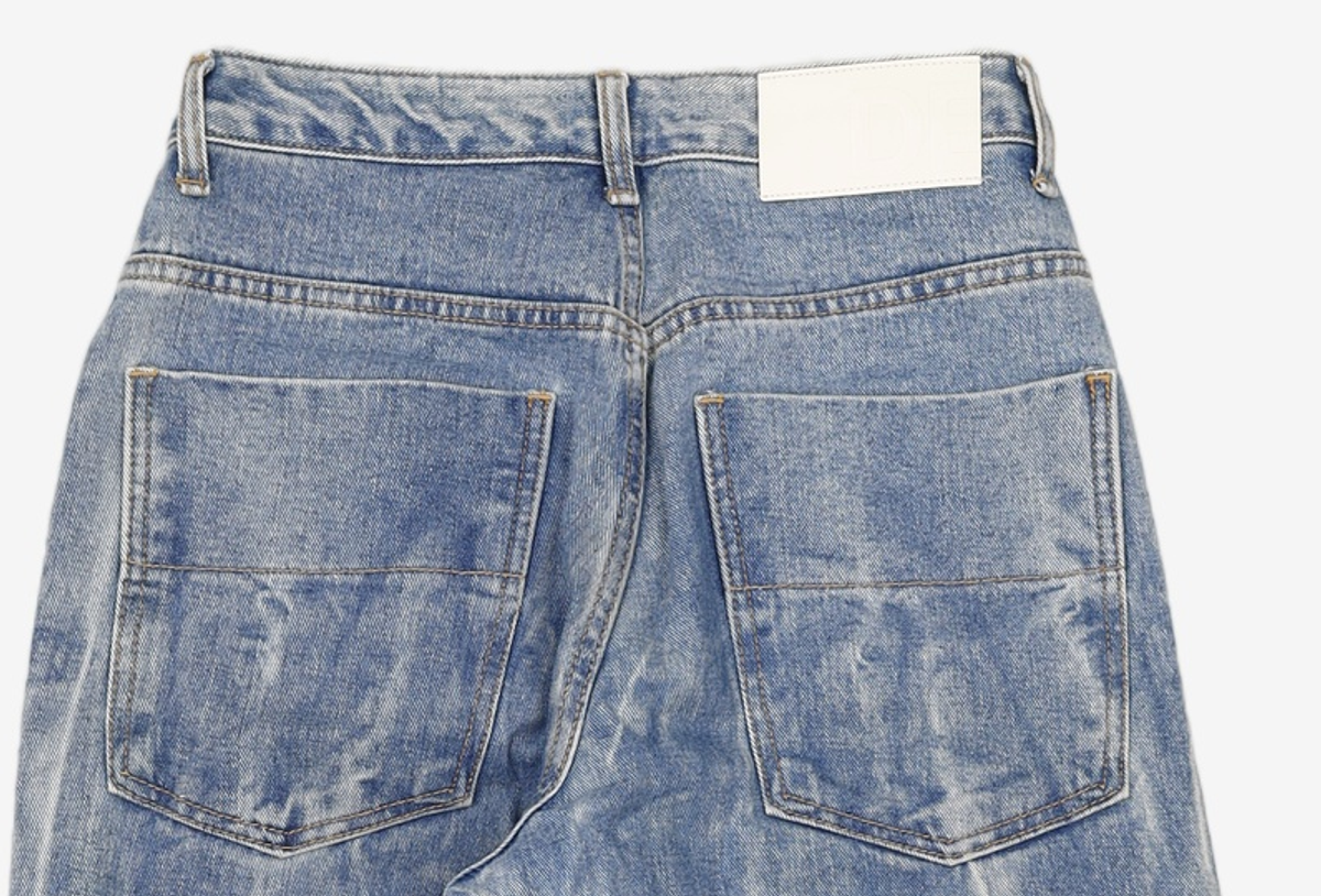 데케트(DECET) Mid Rise Wide Jeans DCPT027BlueCenter 26