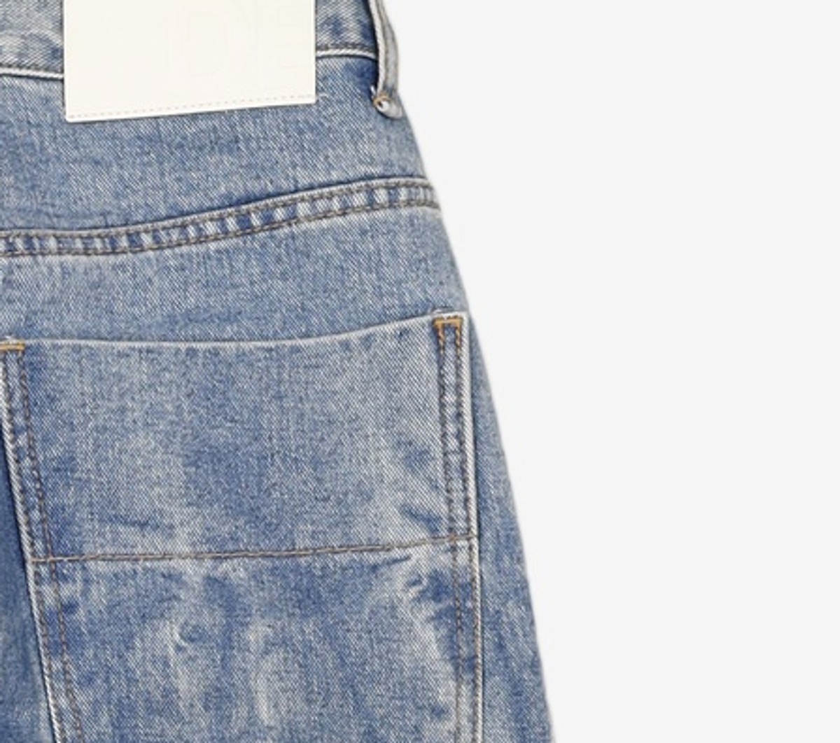데케트(DECET) Mid Rise Wide Jeans DCPT027BlueCenter 26
