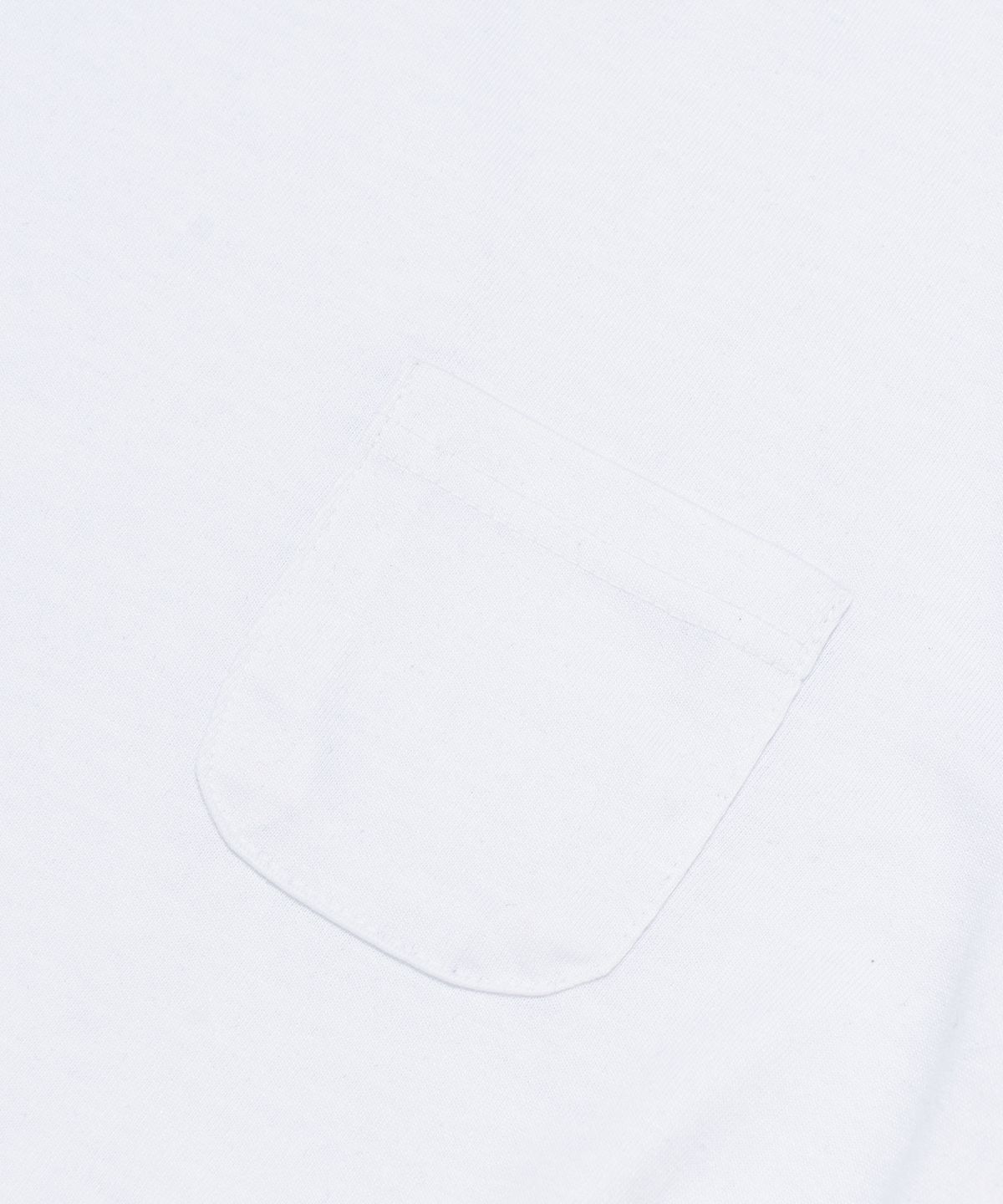 블랭키트(BLANKIT) 소프트 포켓 라운드 크루넥 반팔티셔츠 (화이트)