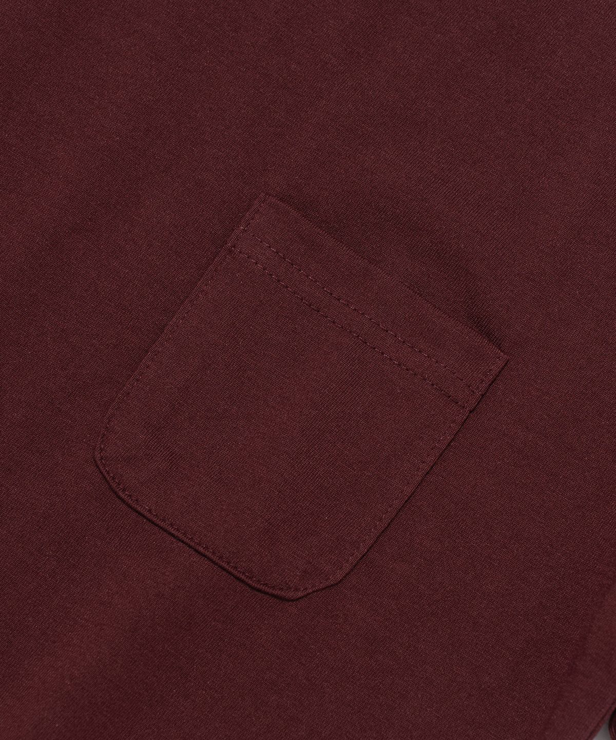 블랭키트(BLANKIT) 소프트 포켓 라운드 크루넥 반팔티셔츠 (와인)