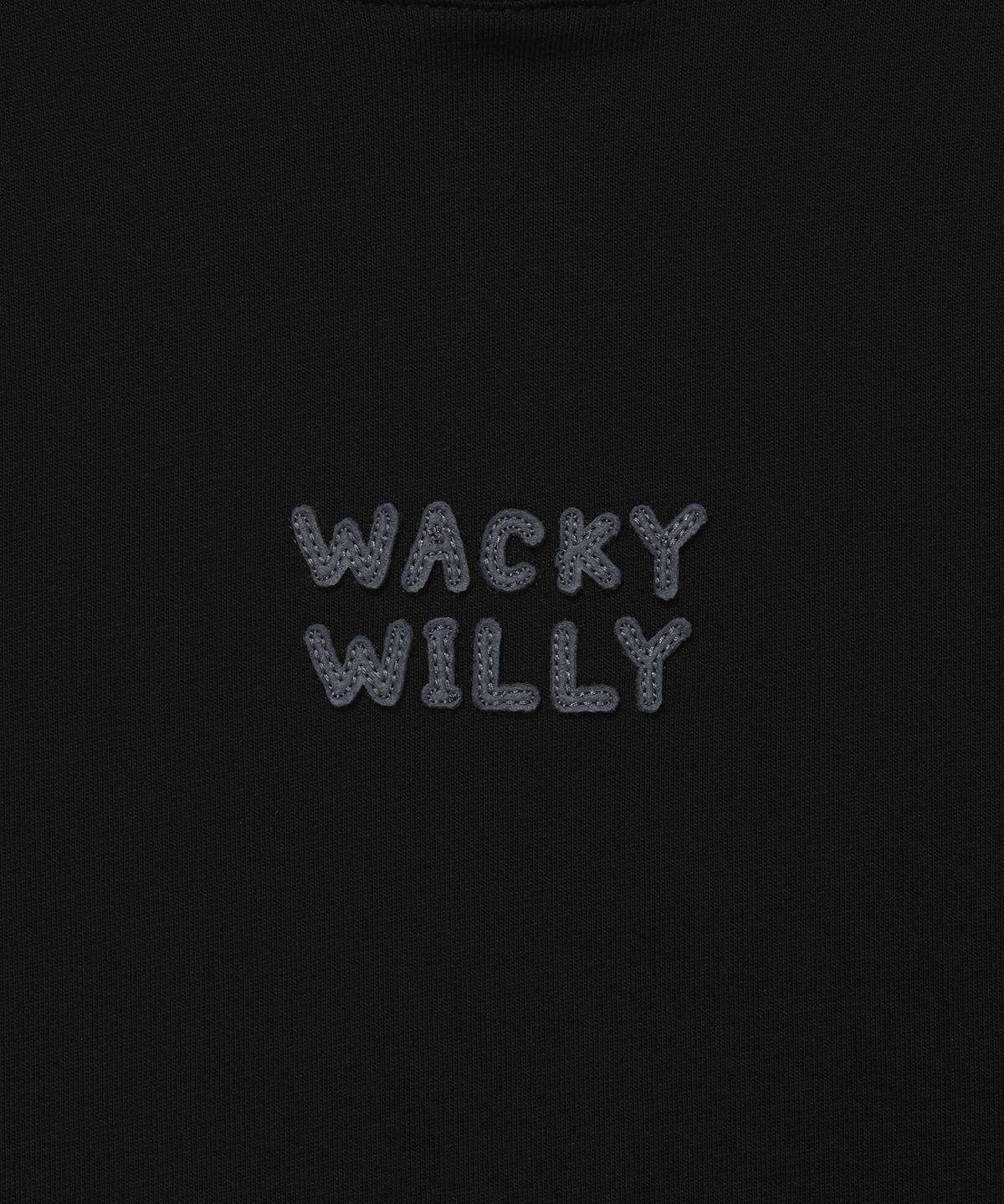 와키윌리(WACKY WILLY) 우먼스 레이어드 후드 롱슬리브 그레이