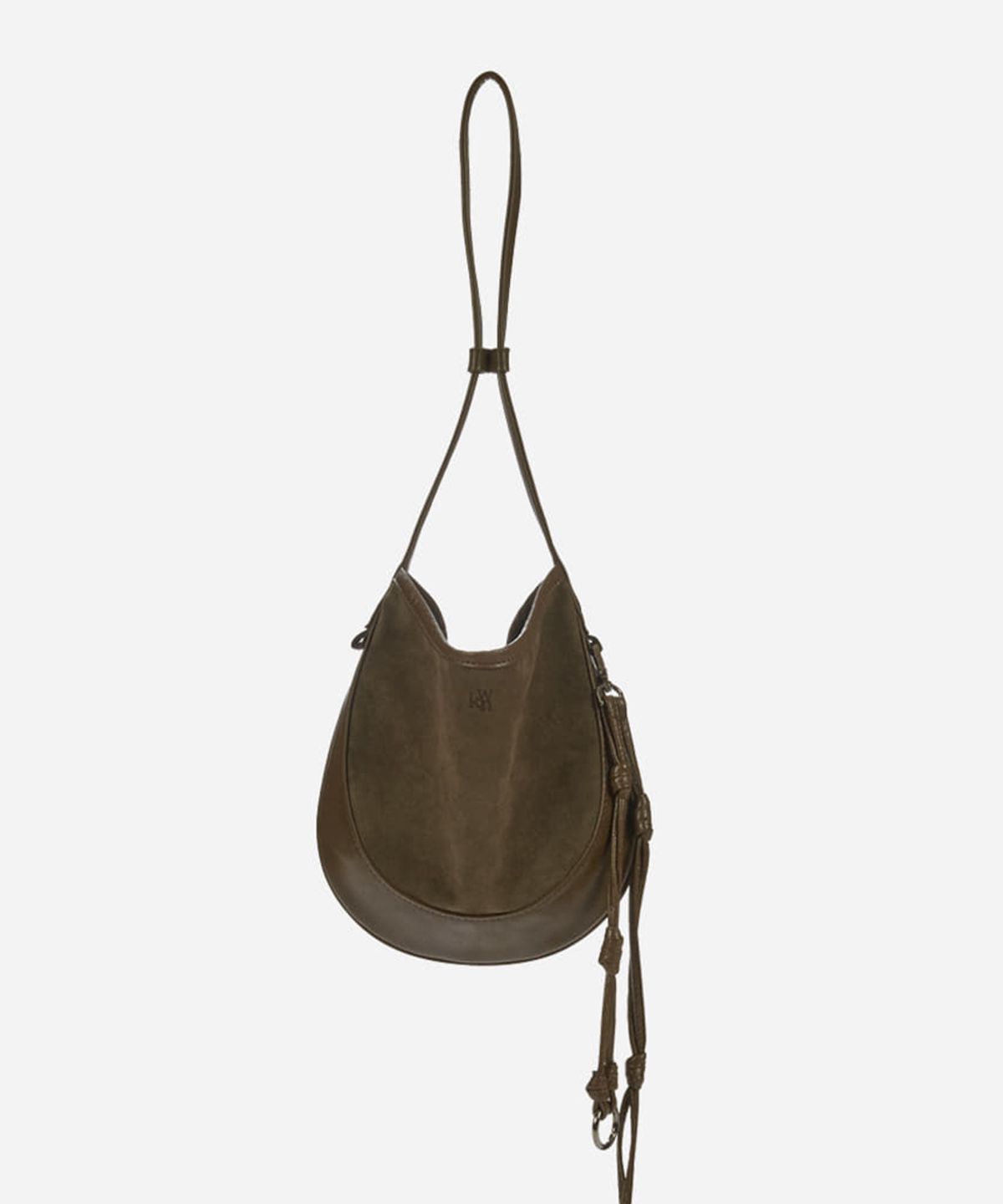 콰니(KWANI) Curvee Hobo Bag Suede Mini Brown