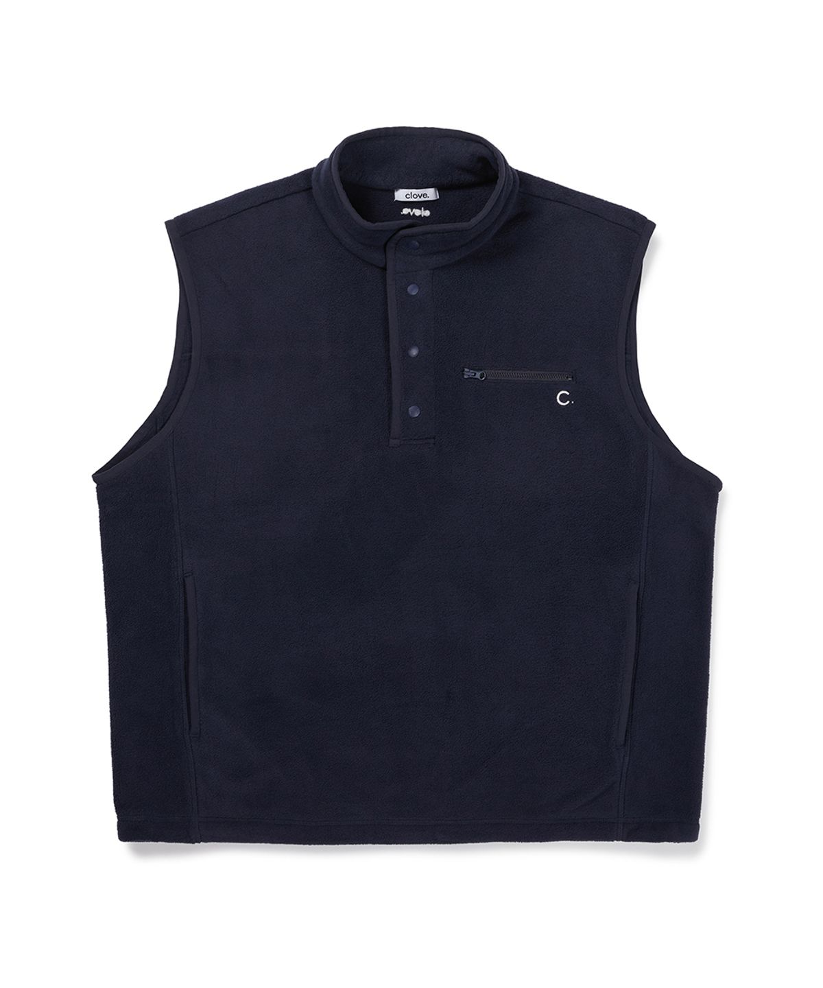 클로브(CLOVE) [26FW clove] Fleece Open Vest_Men (Navy)