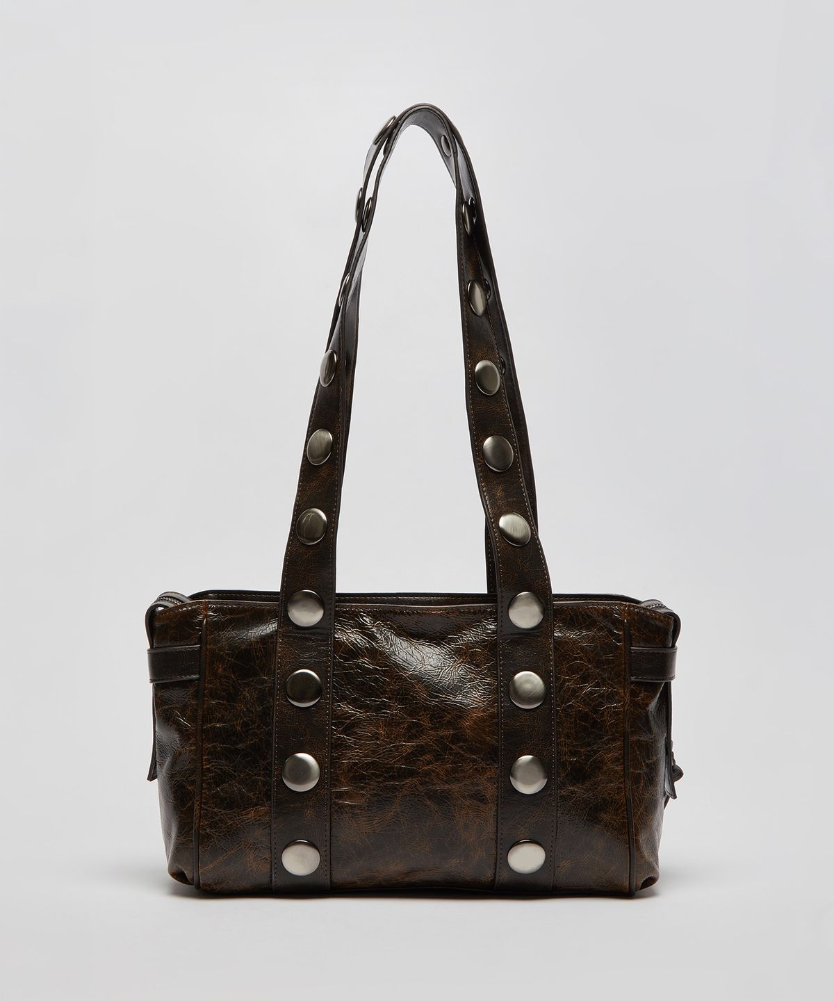 아카이브앱크(ARCHIVEPKE) Stud shoulder bag(Oak Brown)_OVBSX26254PLB