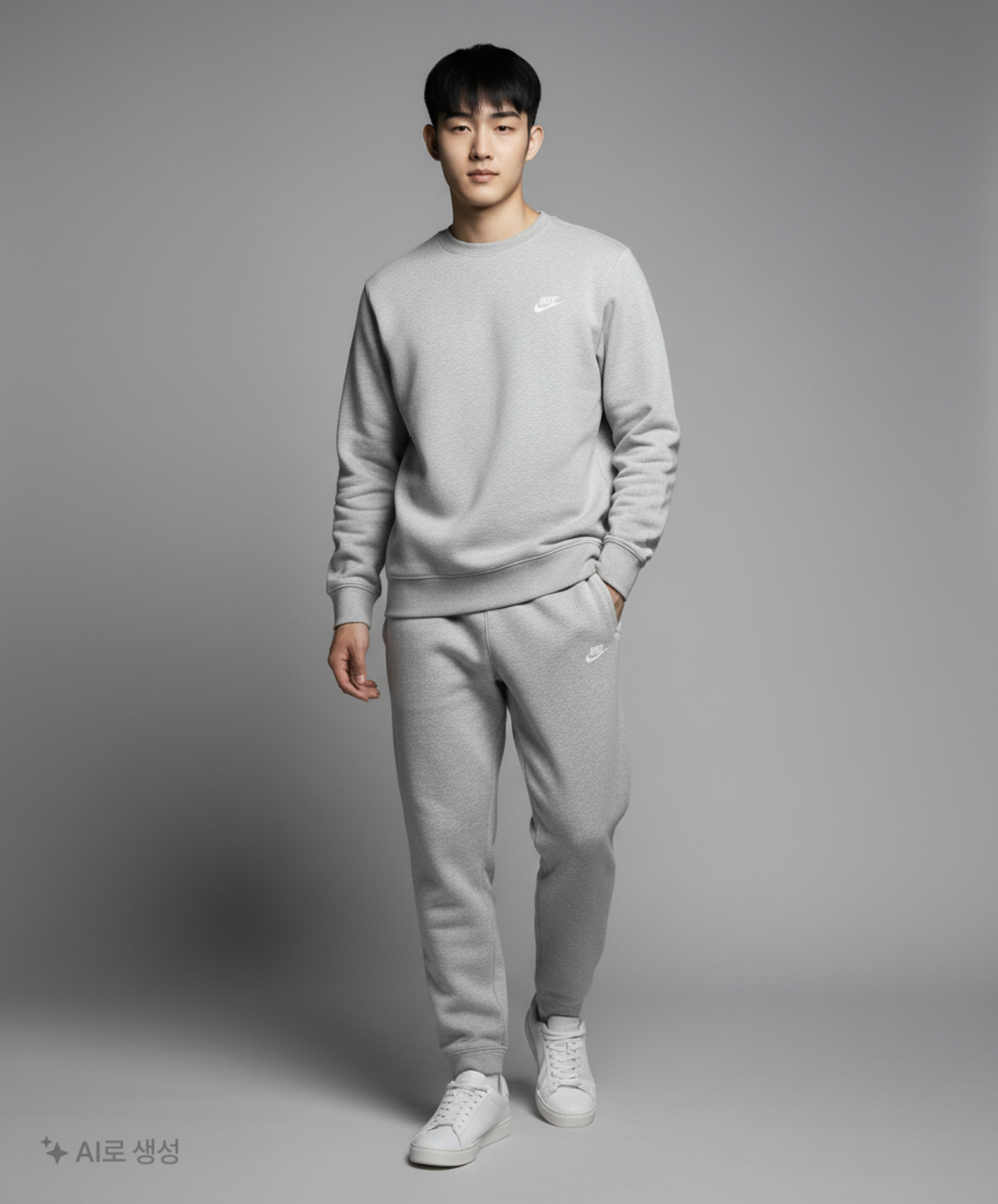 나이키(NIKE) 스포츠웨어 클럽 플리스 팬츠 M - 다크 그레이 헤더:매트 실버:화이트 / BV2708-063 XL