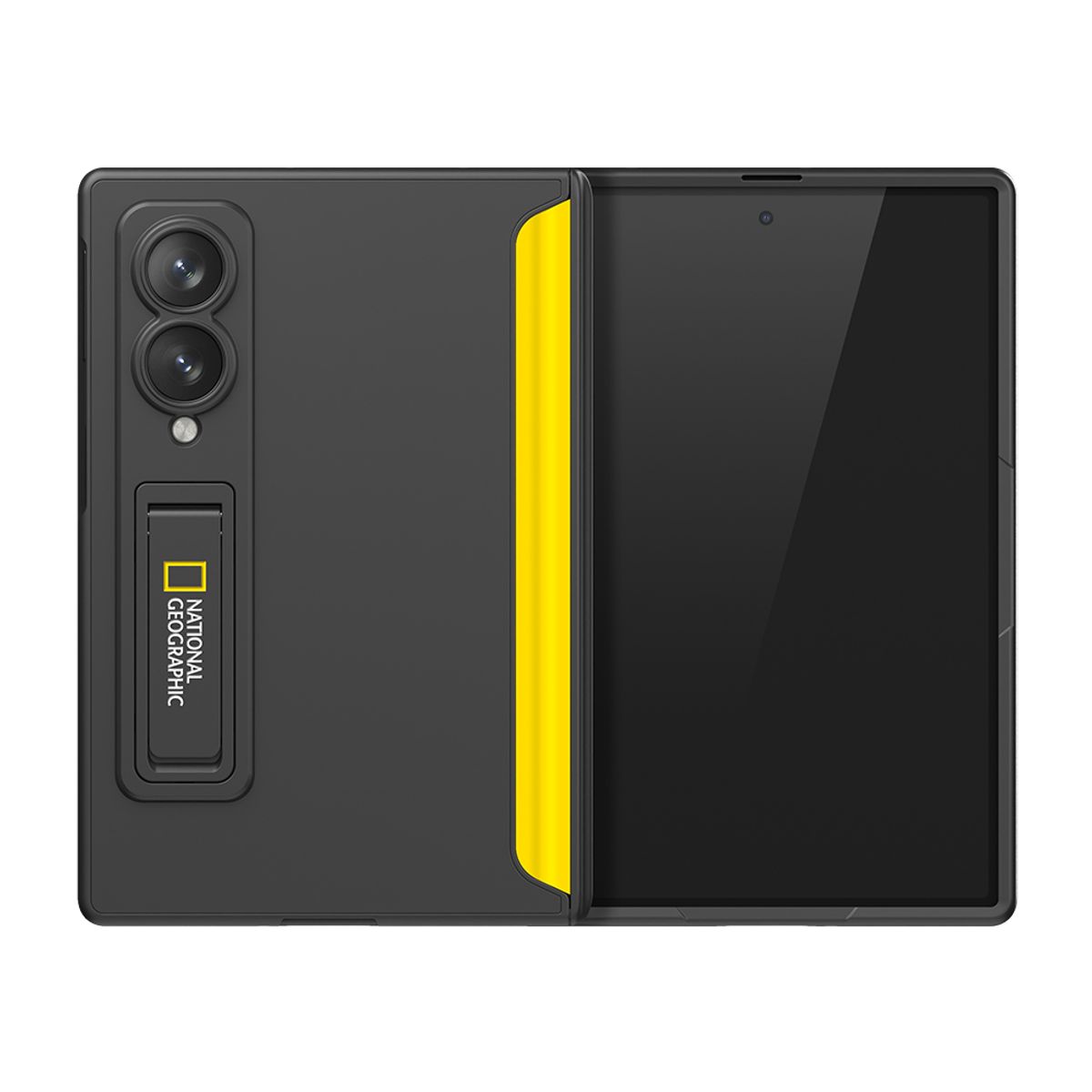 내셔널지오그래픽 모바일(NATIONAL GEOGRAPHIC MOBILE) 갤럭시Z폴드8 울트라 마그네틱 힌지 커버 슬림 스탠드 케이스