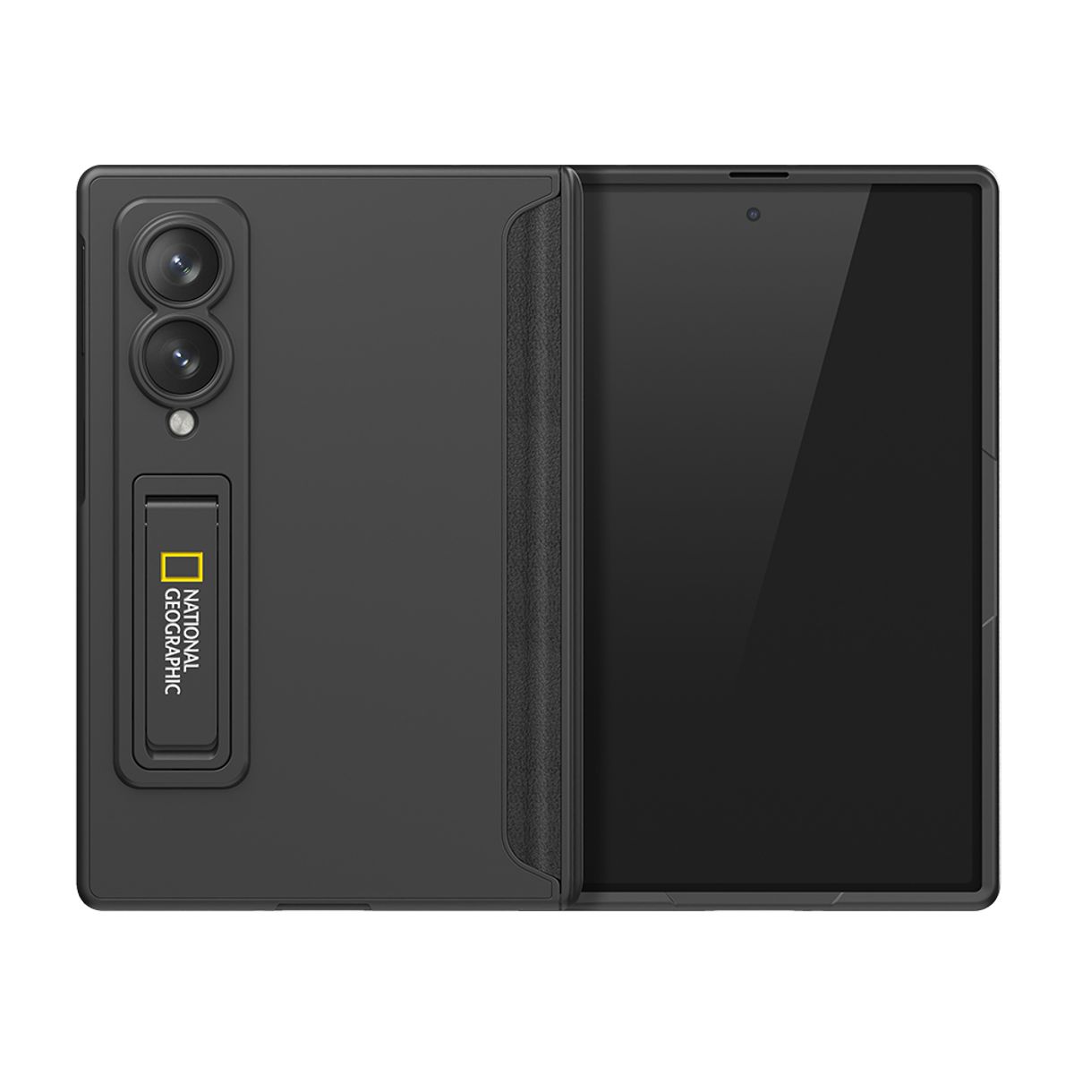 내셔널지오그래픽 모바일(NATIONAL GEOGRAPHIC MOBILE) 갤럭시Z폴드8 울트라 마그네틱 힌지 커버 슬림 스탠드 케이스