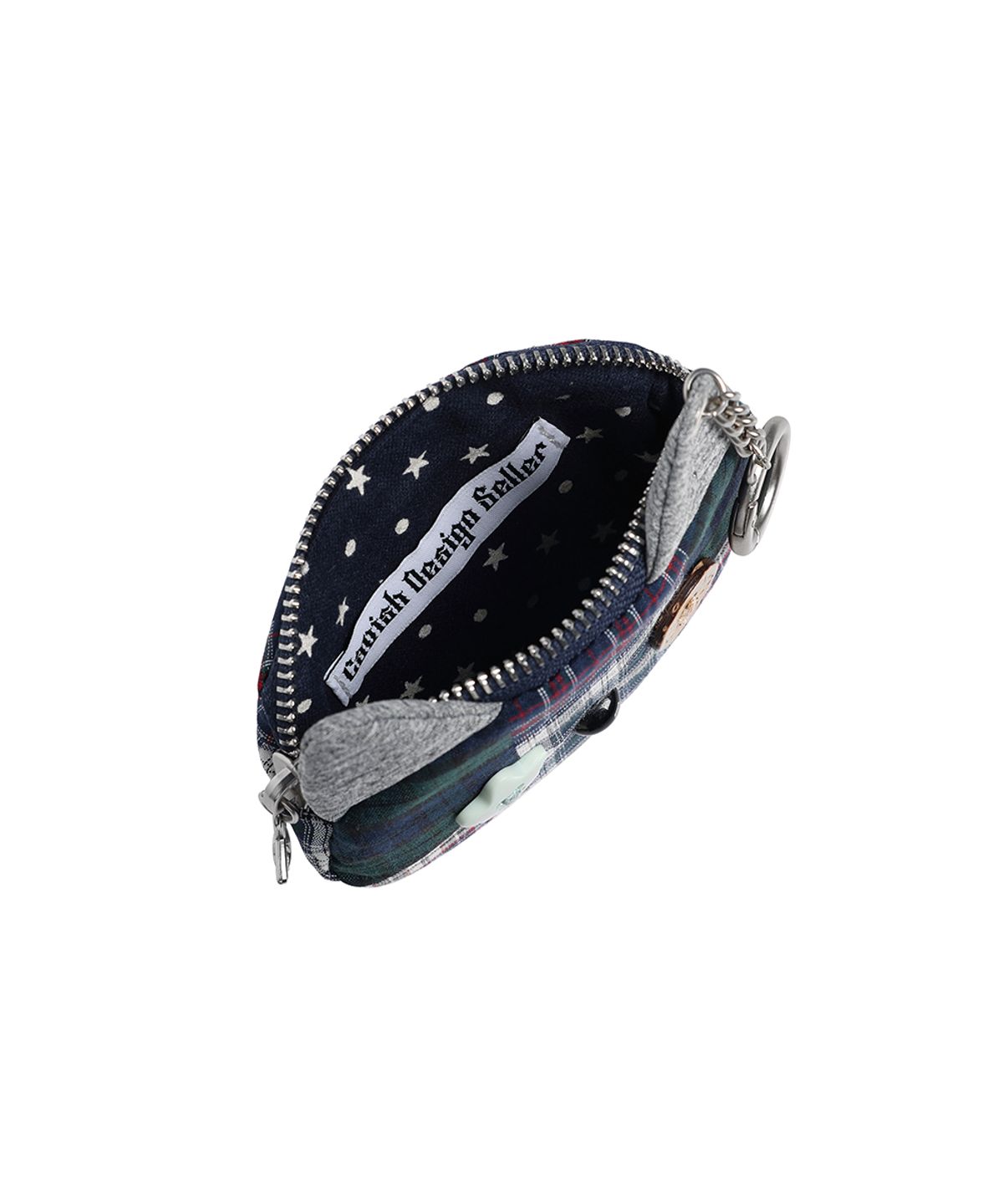 카비시(CAVISH) CAT CHECK POUCH KEYRING MULTI(CV2GFUAB71A)