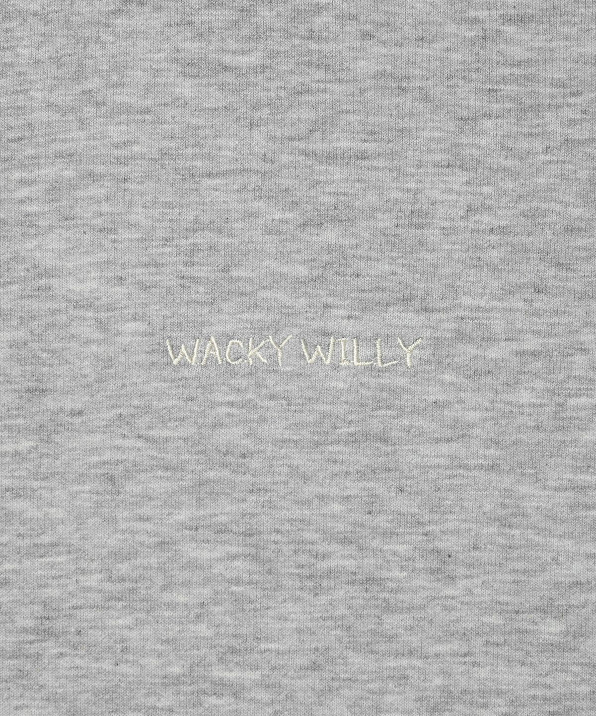 와키윌리(WACKY WILLY) 우먼스 리본 타이 후드집업 그레이