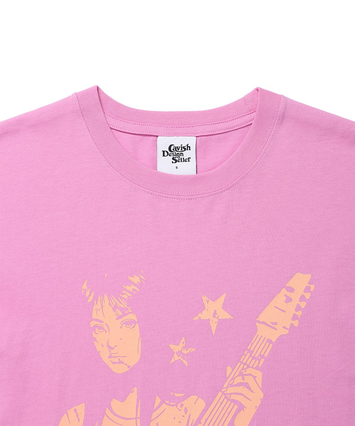 카비시(CAVISH) ROCK STAR LS TEE PINK(CV2GFFT560A)