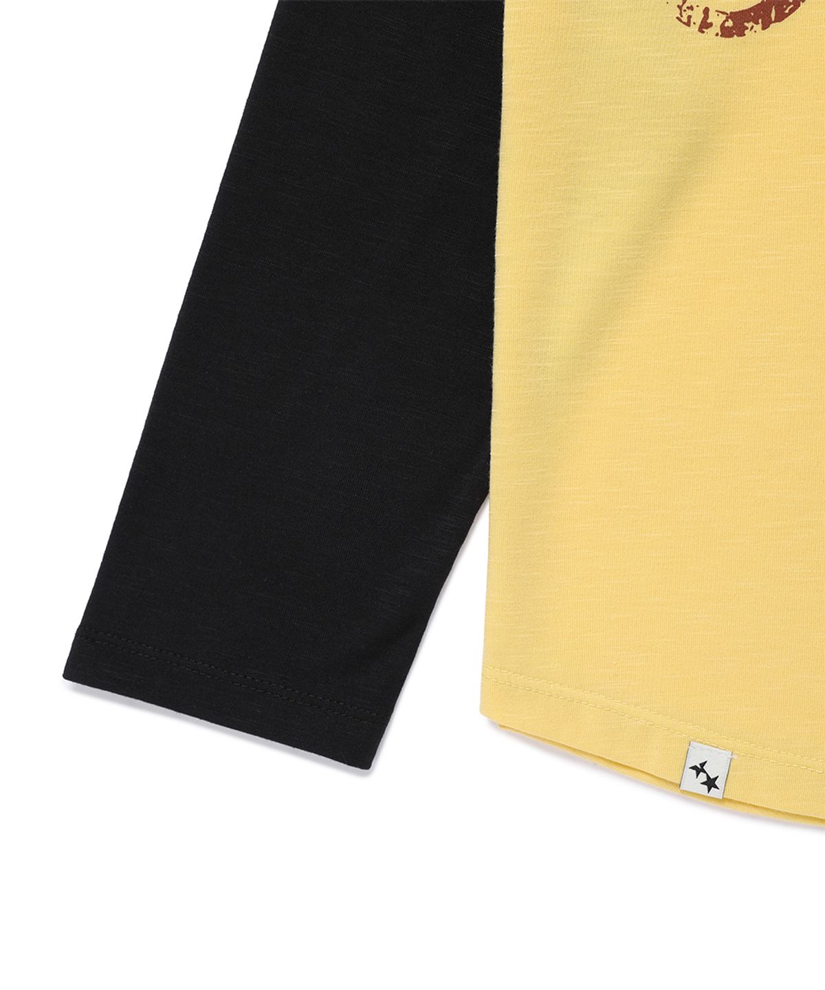 카비시(CAVISH) VINTAGE MUSIC RAGLAN TEE YELLOW(CV2GFFT551A)