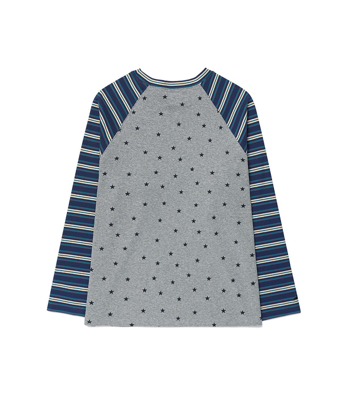 카비시(CAVISH) STRIPED STAR RAGLAN LS TEE BLUE(CV2GFFT561A)