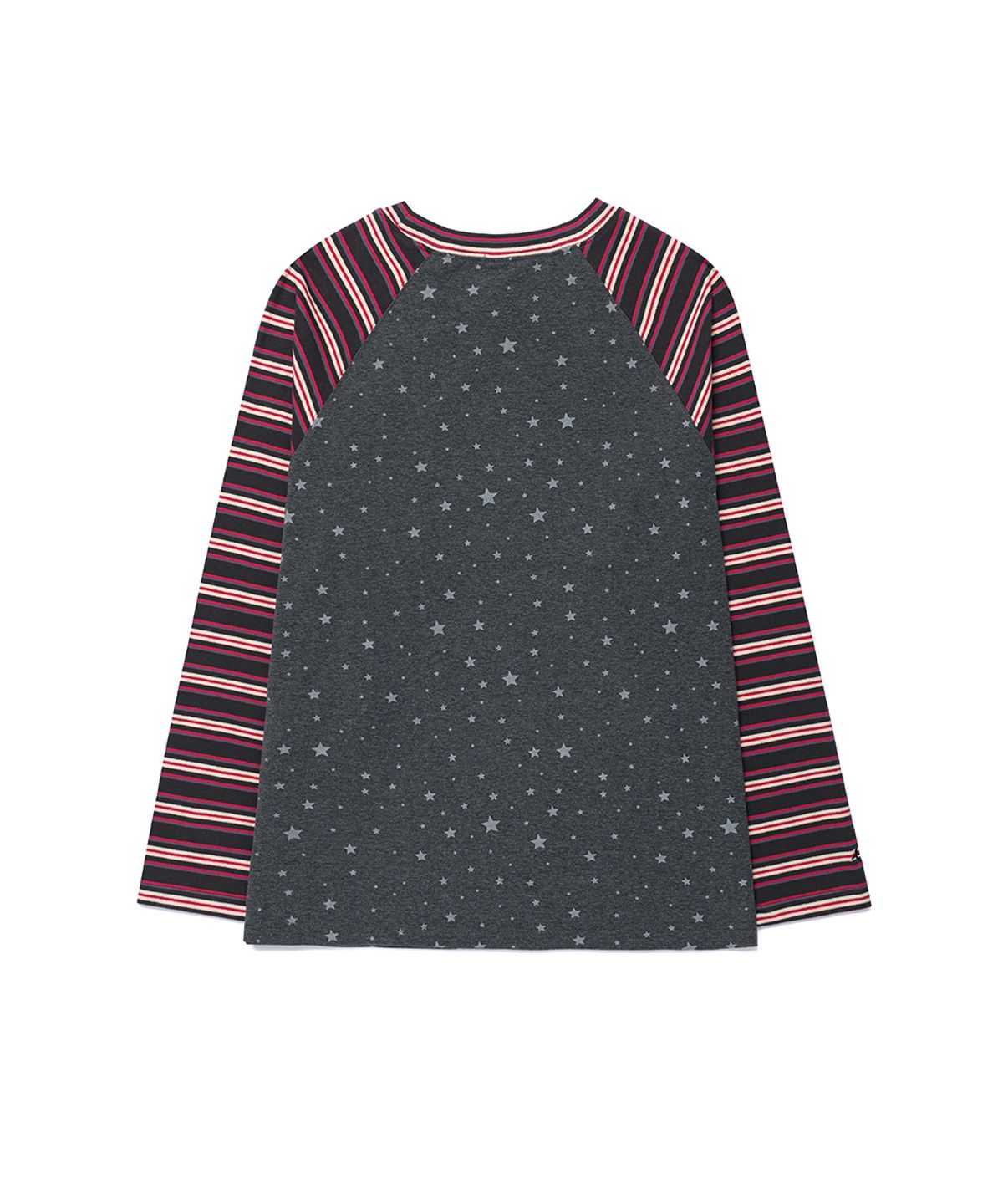 카비시(CAVISH) STRIPED STAR RAGLAN LS TEE PURPLE (CV2GFFT561A)