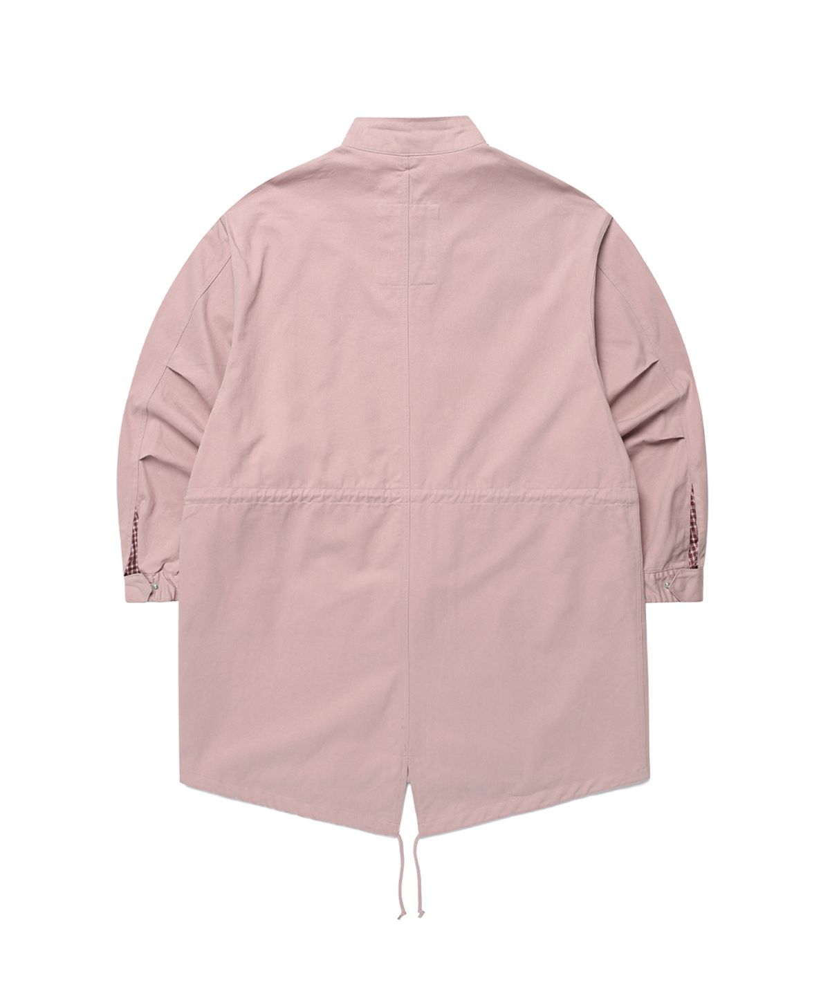 카비시(CAVISH) CHECK HOODED FISHTAIL JACKET PINK(CV2GFFB960A)