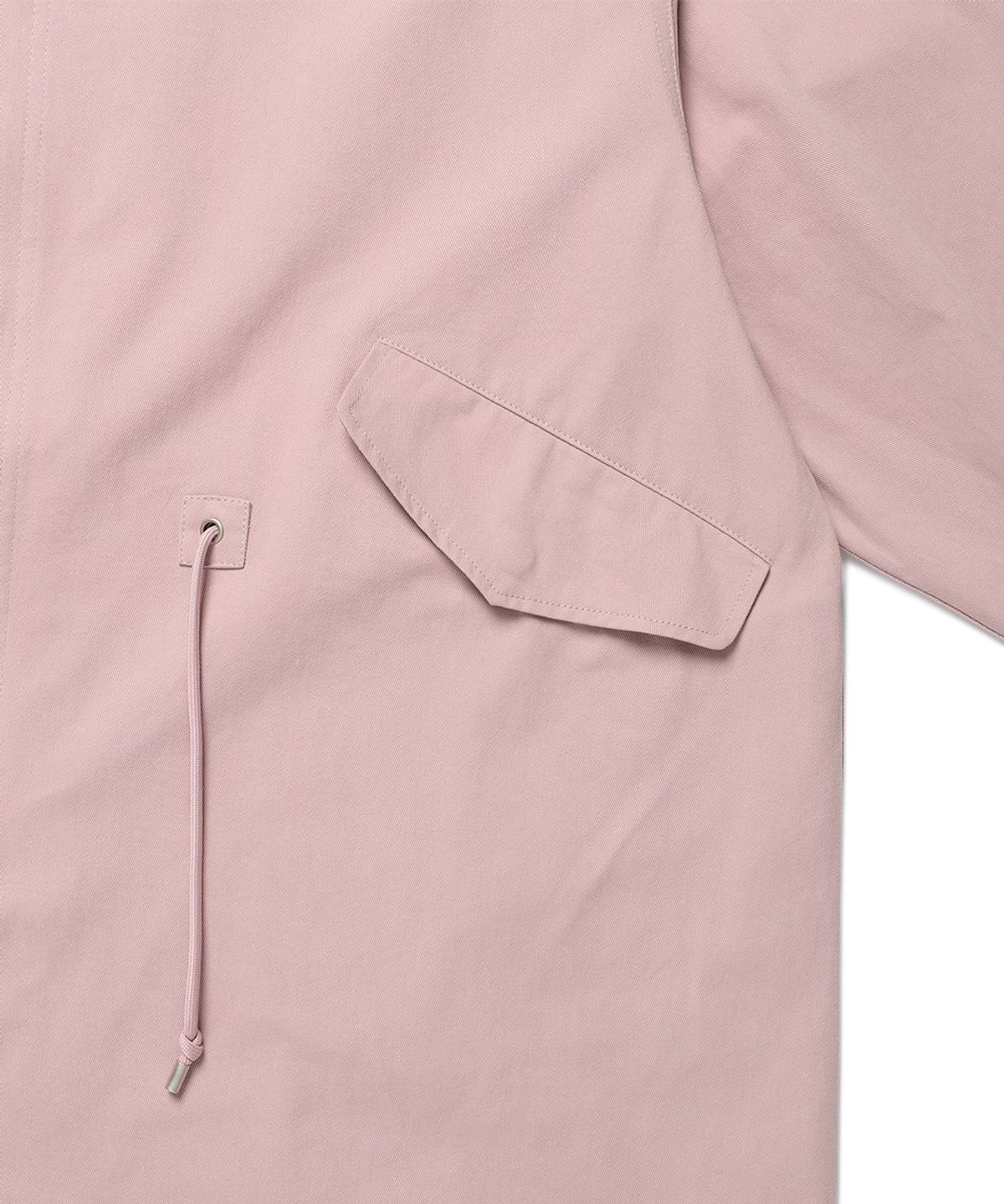 카비시(CAVISH) CHECK HOODED FISHTAIL JACKET PINK(CV2GFFB960A)