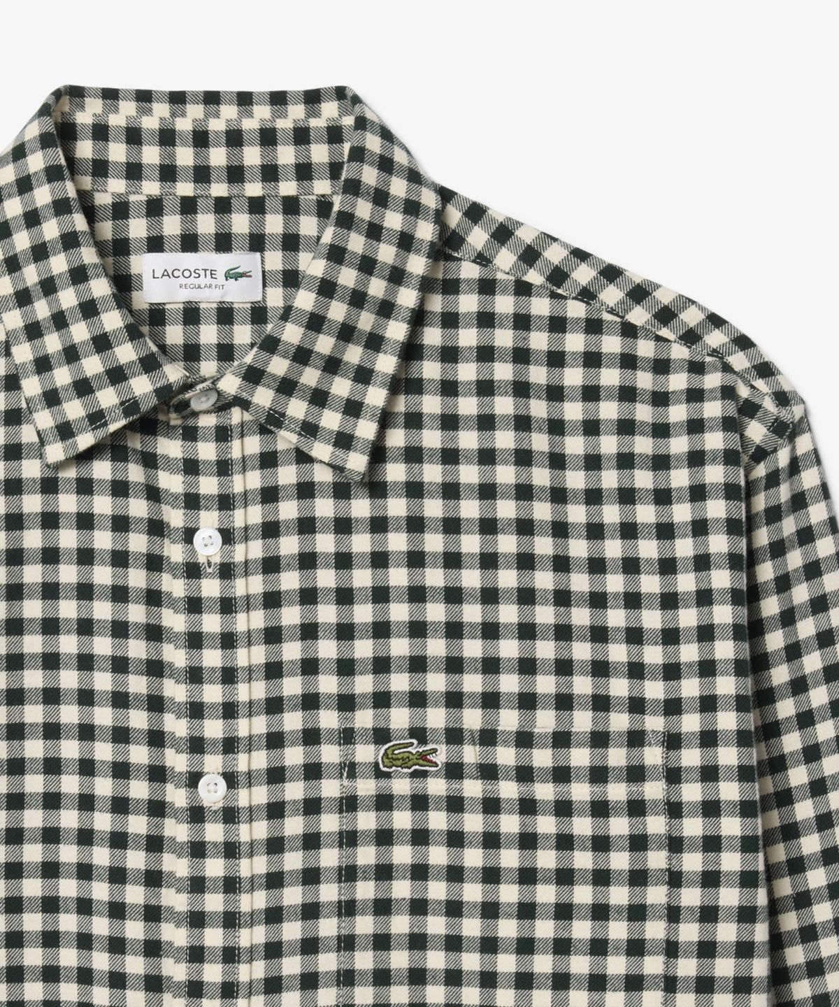 라코스테(LACOSTE) 남성 플란넬 깅엄 체크 셔츠 CH3582-56N PIB