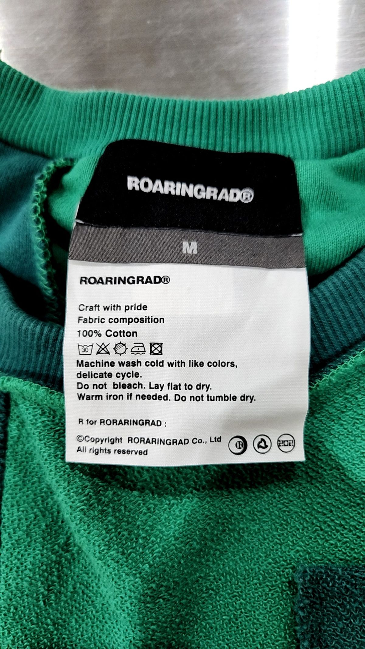 로어링라드(ROARINGRAD) 맨투맨/스웨트셔츠 M