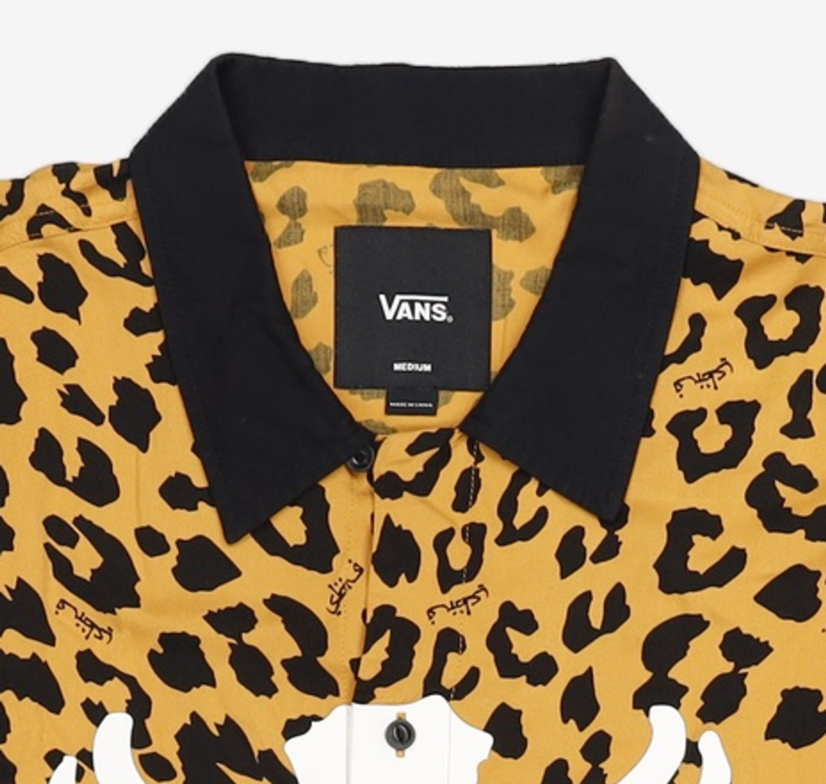 반스(VANS) 스켈레톤 반소매 티셔츠 - (아시아아티스트컬렉션) 브론즈 레오파드 / VN000JHHDNX1 M