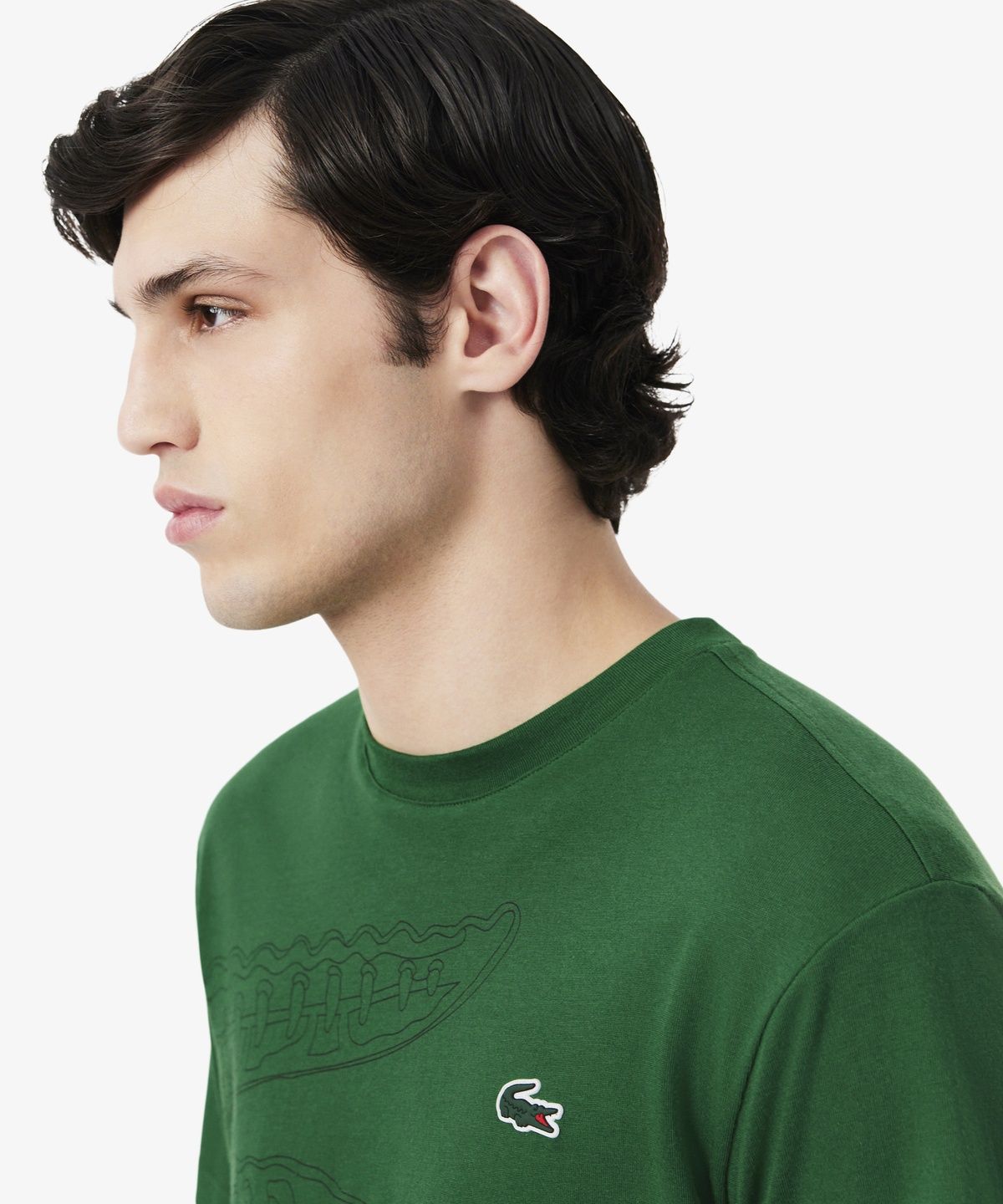 라코스테(LACOSTE) 남성 트레이닝 빅크록 티셔츠 TH6682-56N YXT