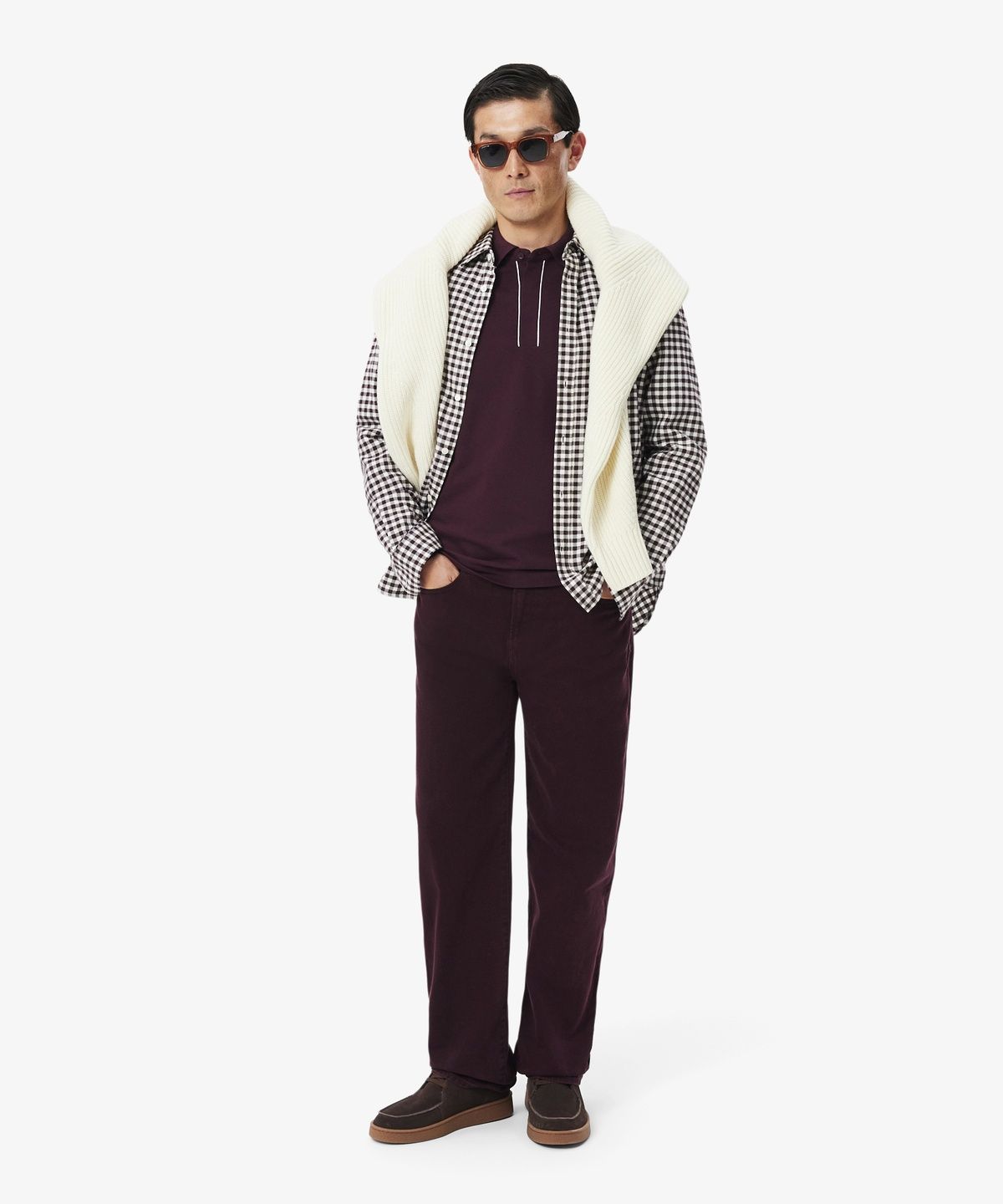 라코스테(LACOSTE) 남성 스마트파리 긴팔 폴로 셔츠 PH9988-56N 3KE