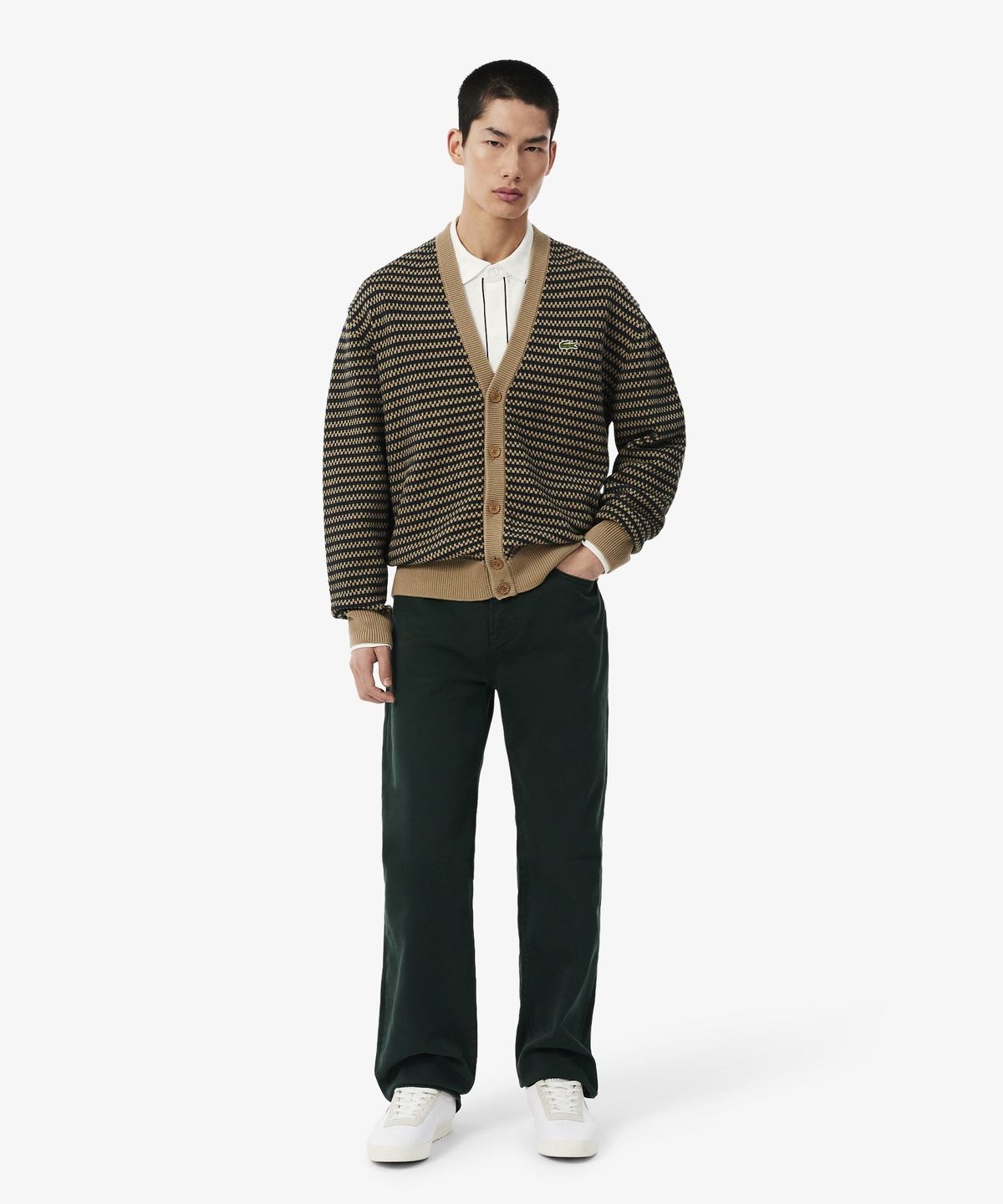 라코스테(LACOSTE) 남성 스마트파리 긴팔 폴로 셔츠 PH9988-56N 70V